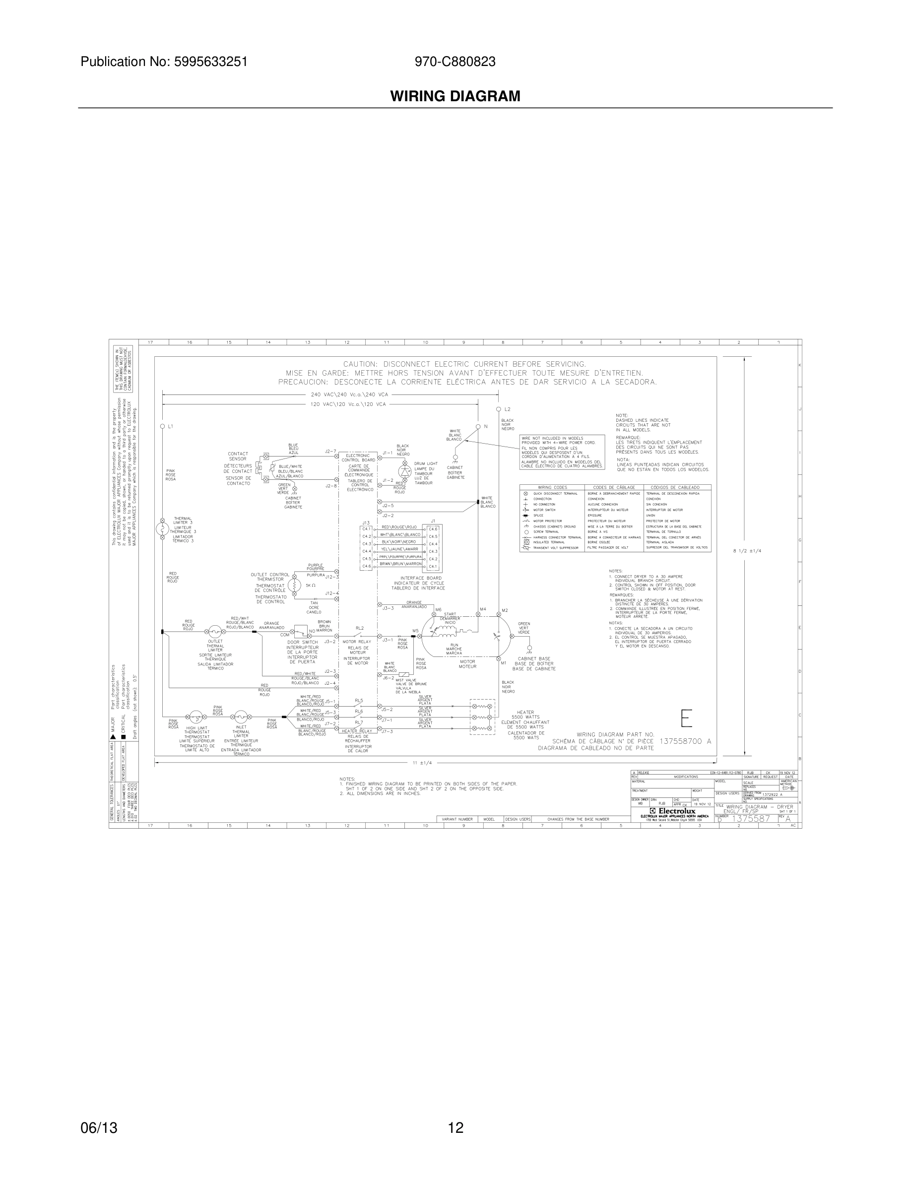 12 - WIRING DIAGRAM