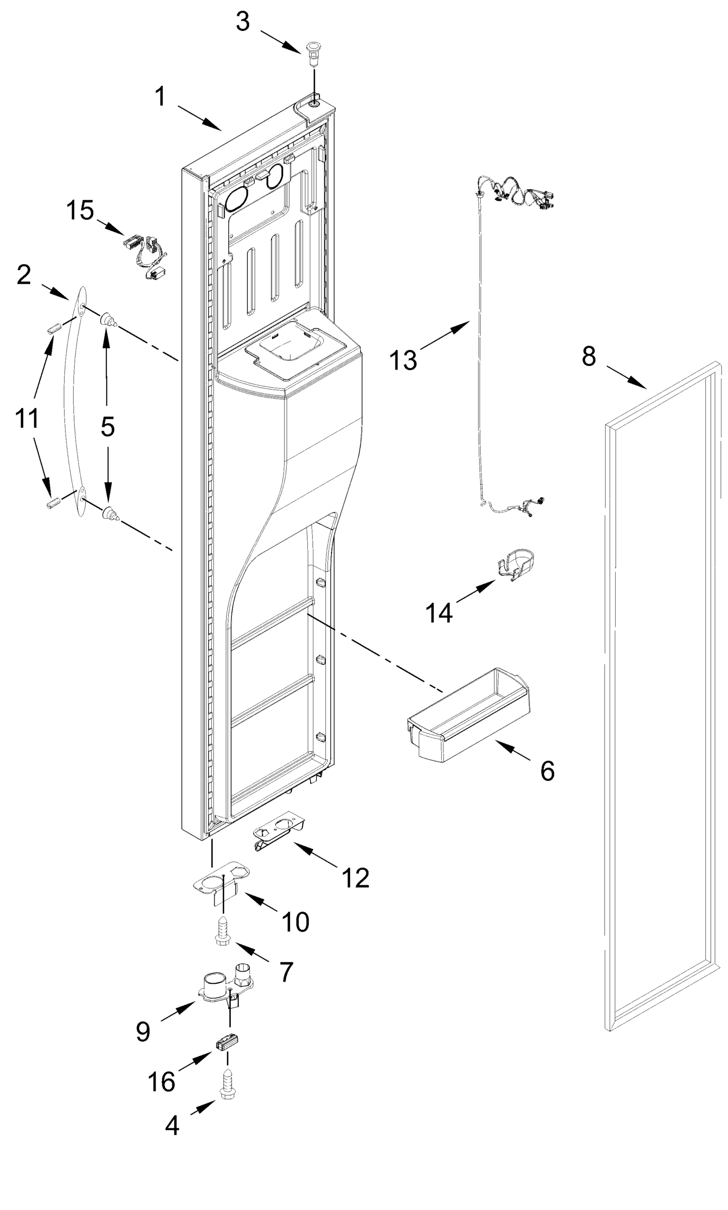 FREEZER DOOR PARTS