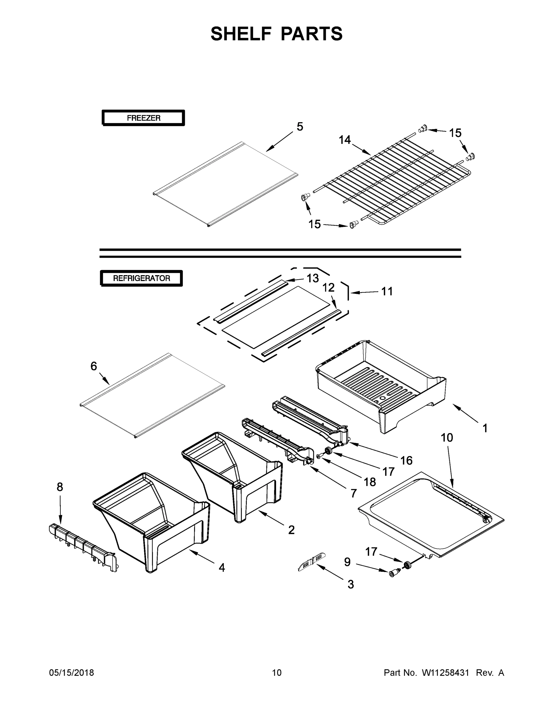 06 - SHELF PARTS
