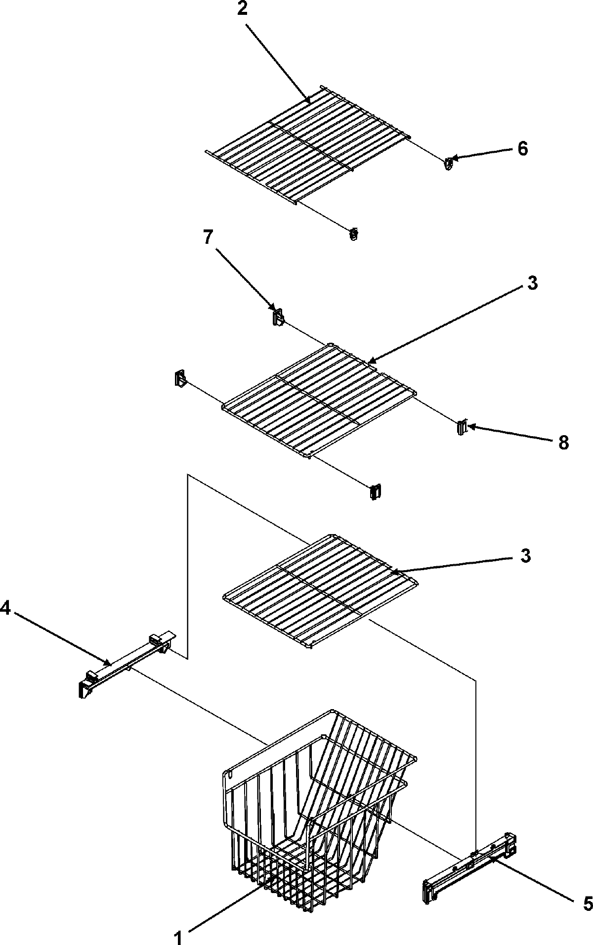10 - FREEZER SHELVES