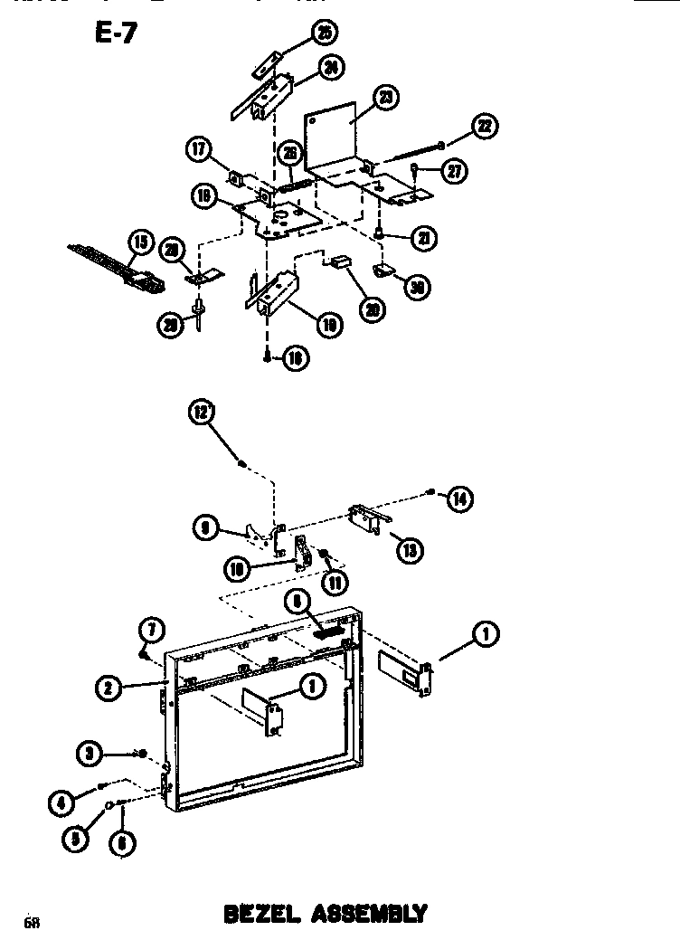 01 - BEZEL ASSY