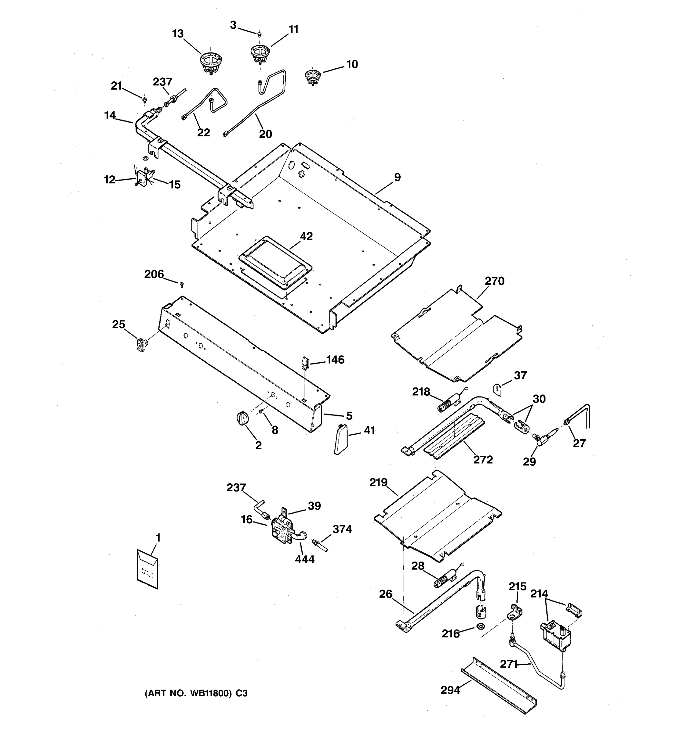 GAS BURNER PARTS