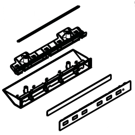 ABQ73482312 LG Refrigerator Display Case Asse