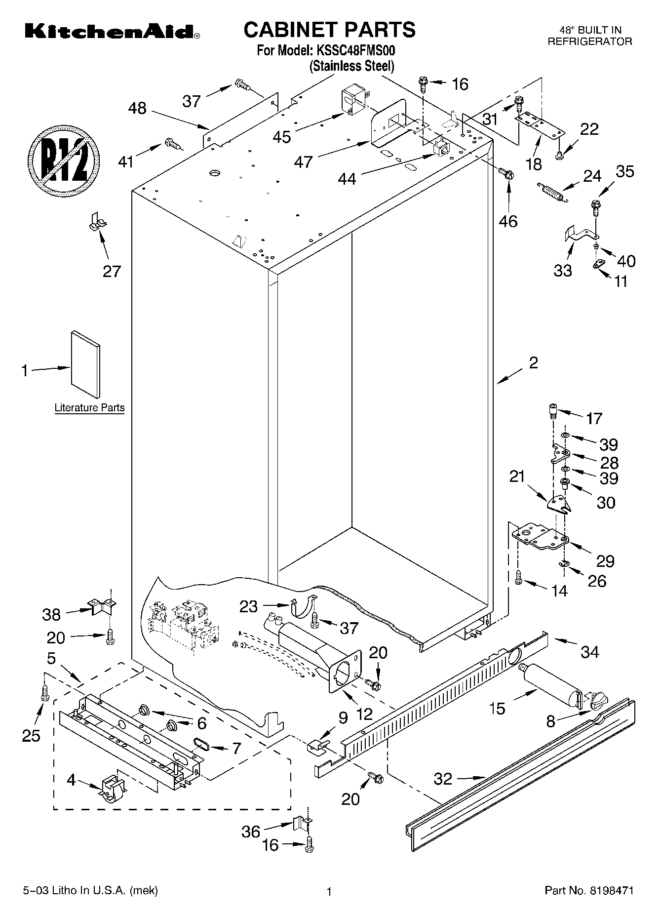 01 - CABINET PARTS