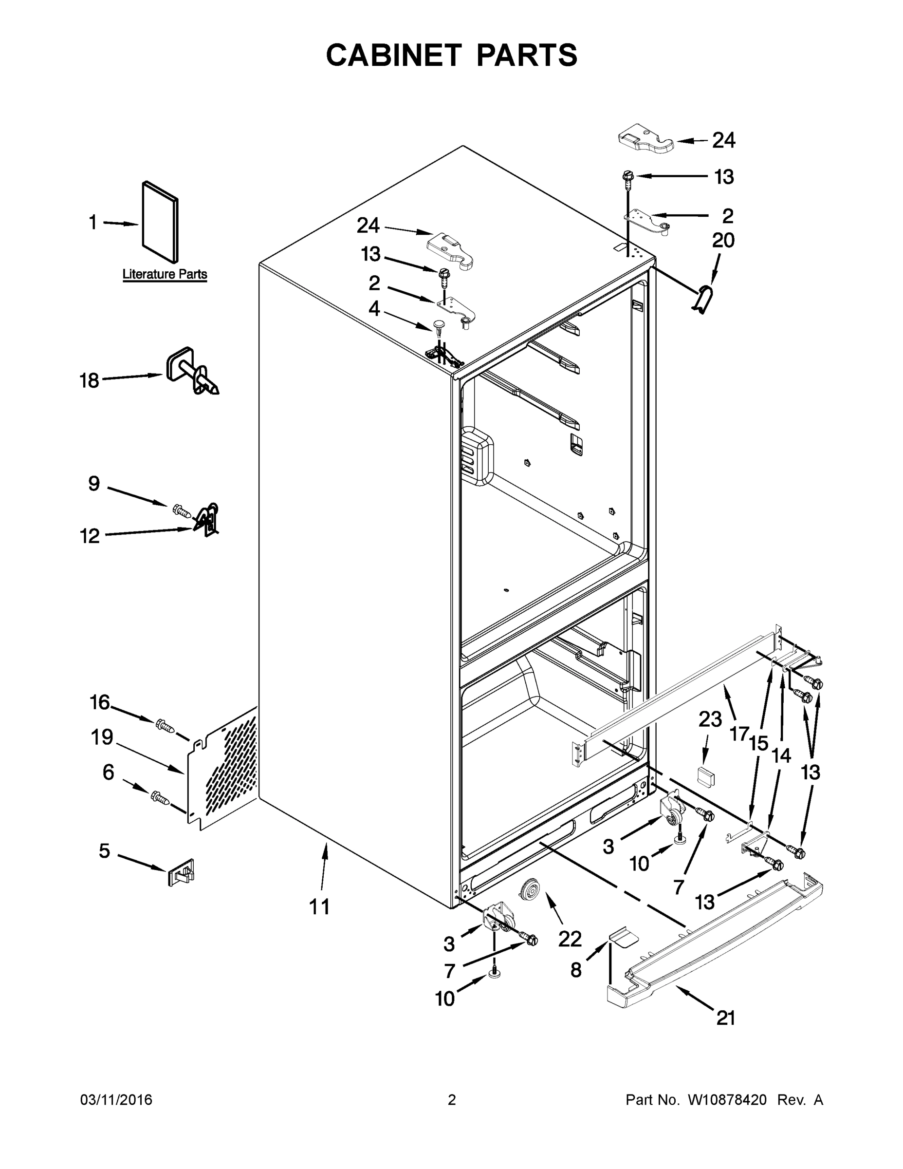 02 - CABINET PARTS
