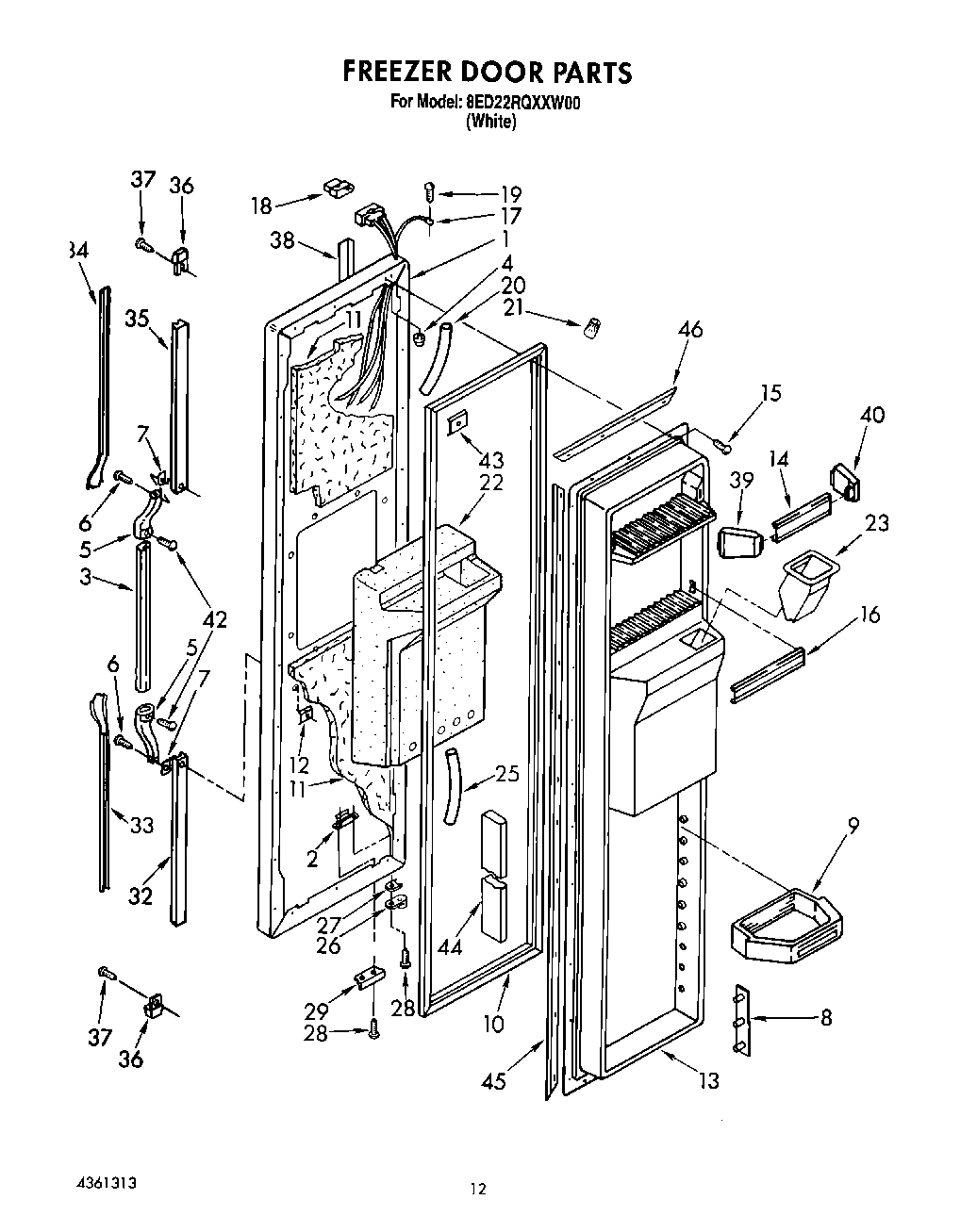 08 - FREEZER DOOR