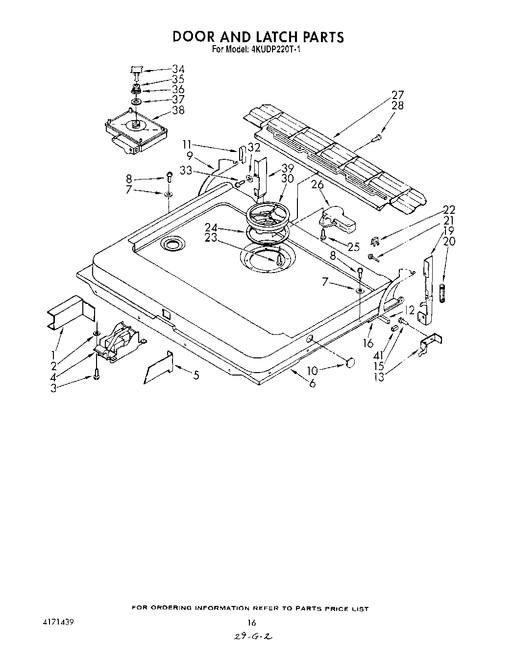 13 - DOOR AND LATCH