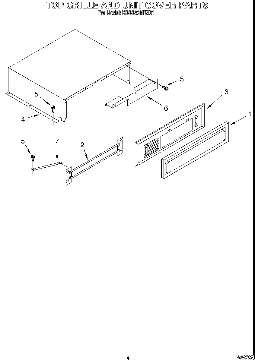 03 - TOP GRILLE AND UNIT COVER