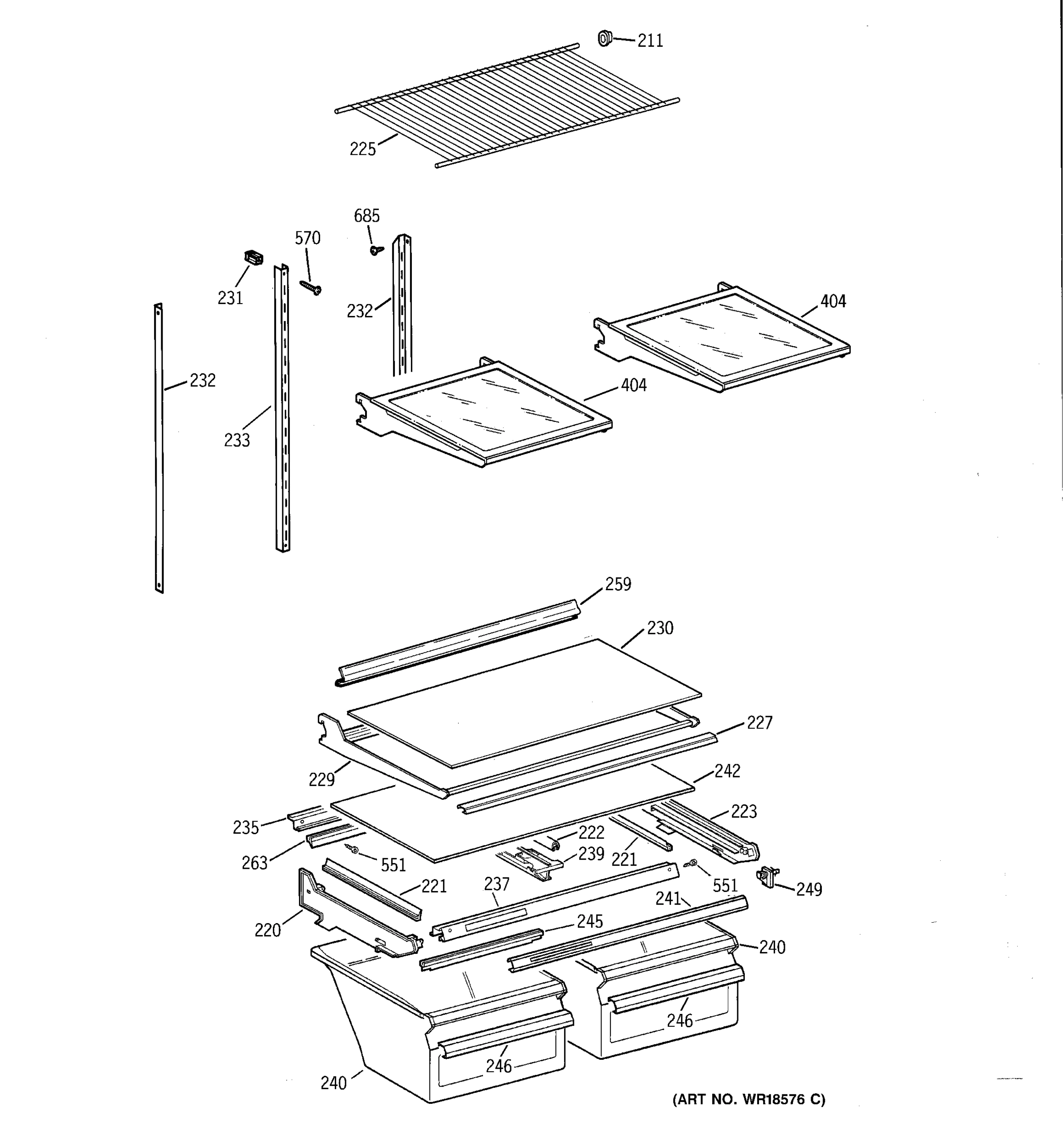 SHELF PARTS