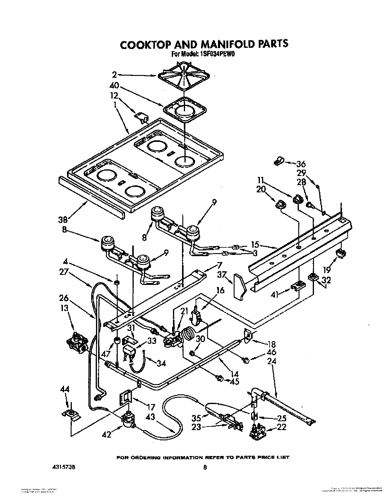 06 - COOKTOP AND MANIFOLD, LIT/OPTIONAL