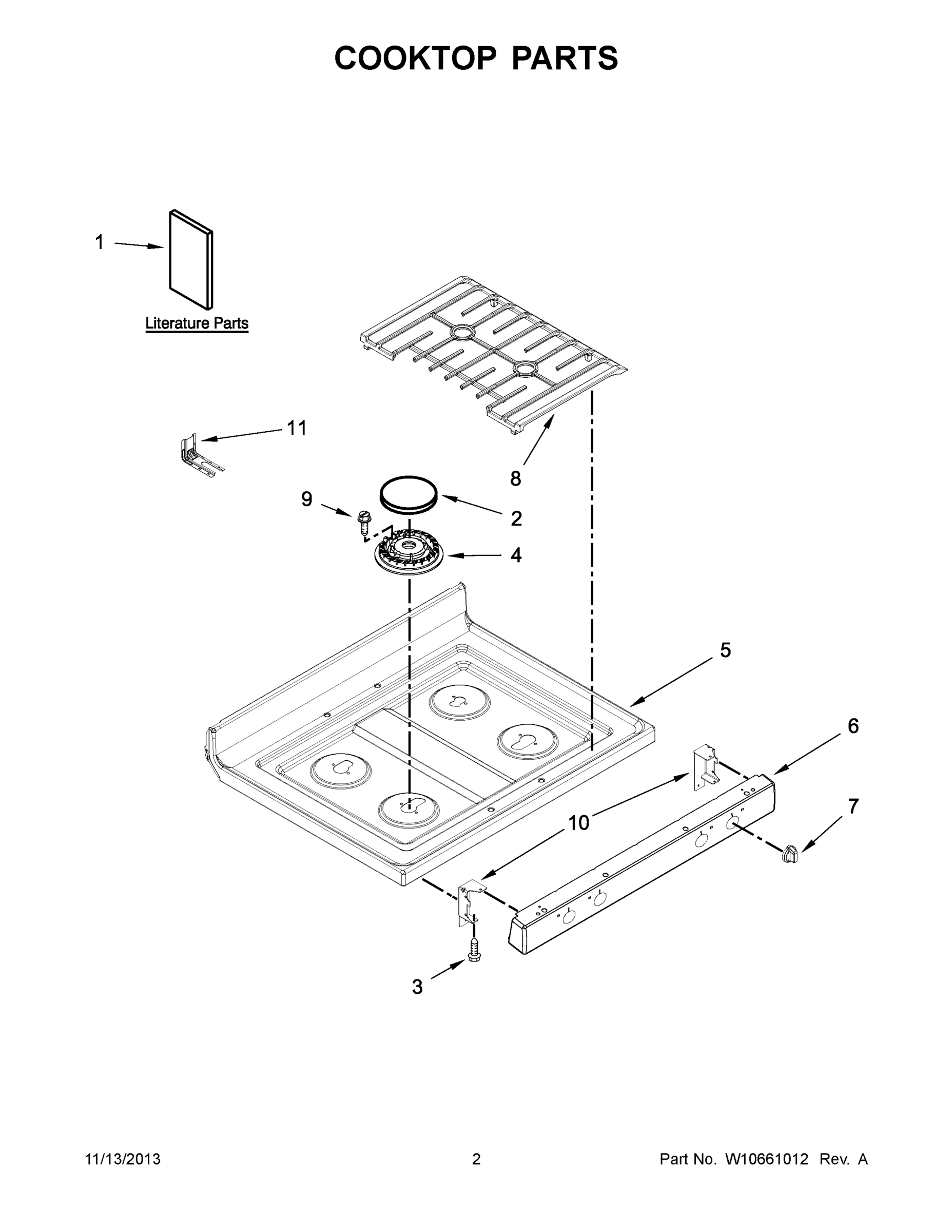 02 - COOKTOP PARTS