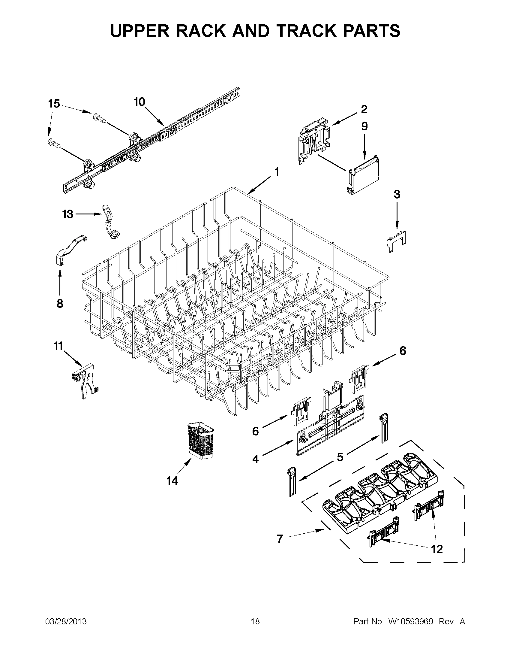 09 - UPPER RACK AND TRACK PARTS