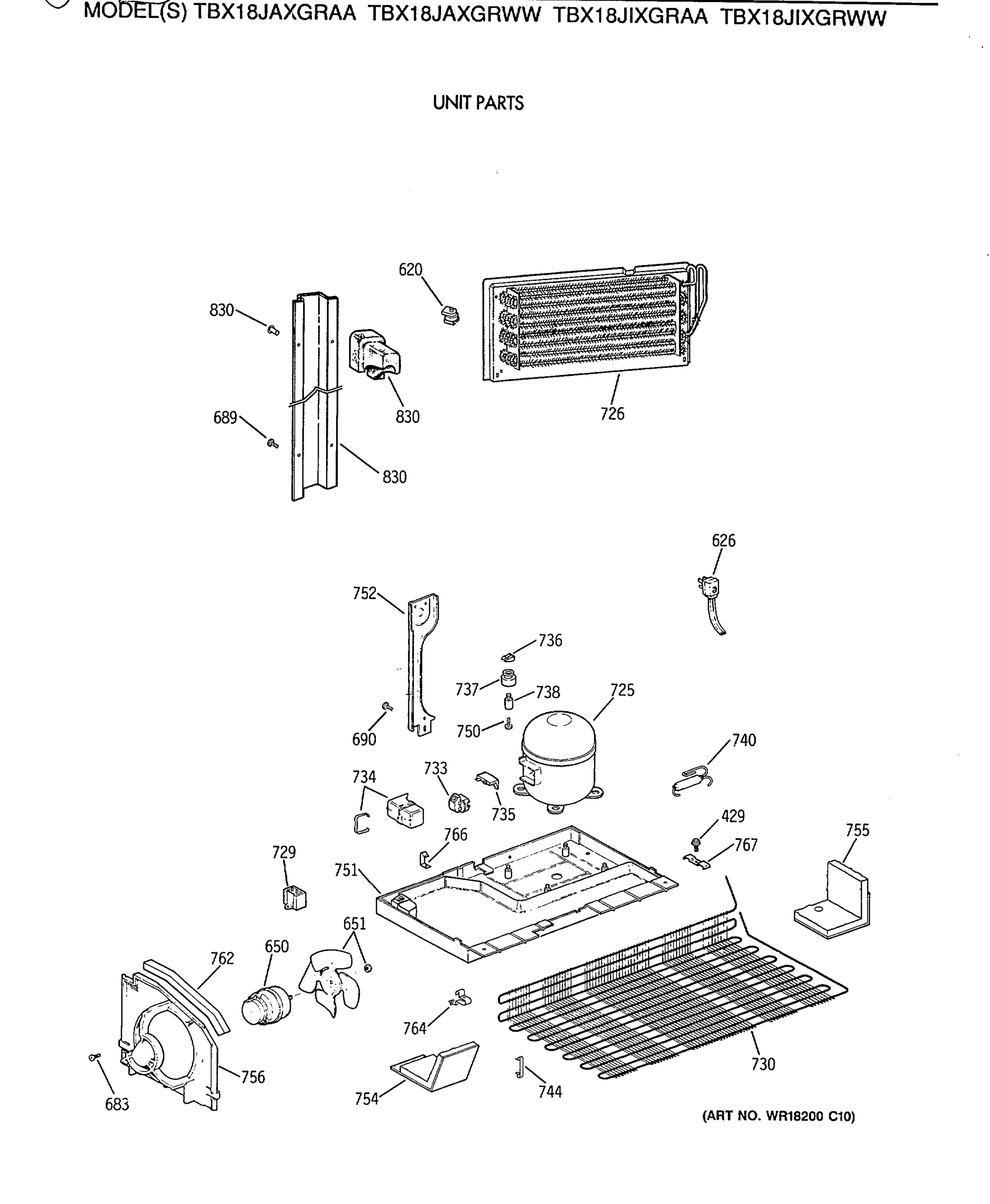 UNIT PARTS