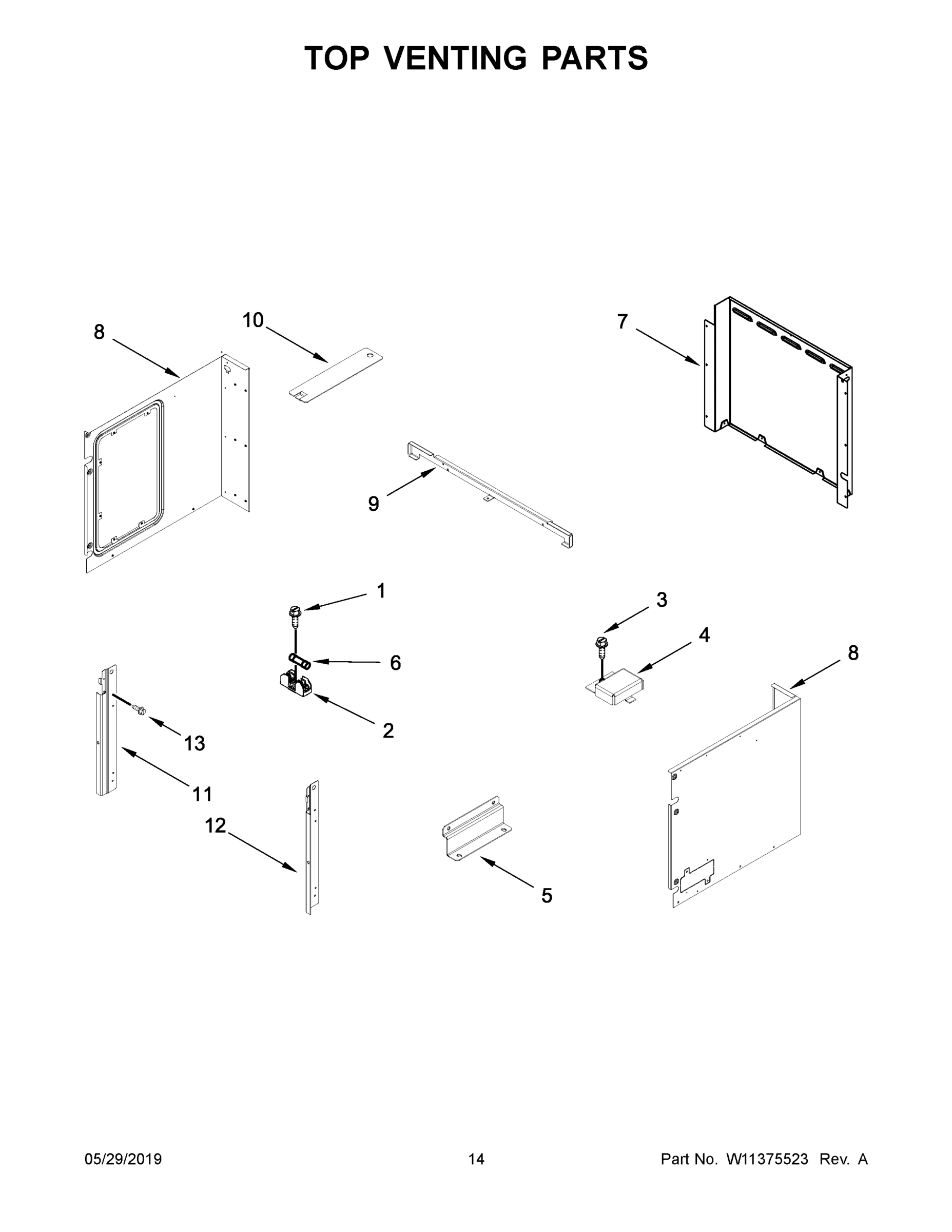 08 - TOP VENTING PARTS