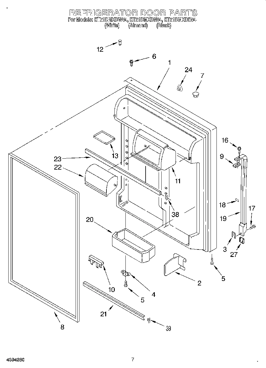 04 - REFRIGERATOR DOOR