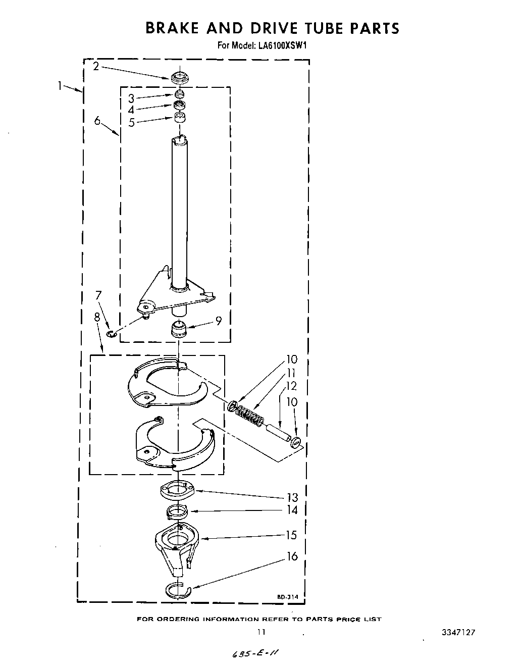 09 - BRAKE AND DRIVE TUBE