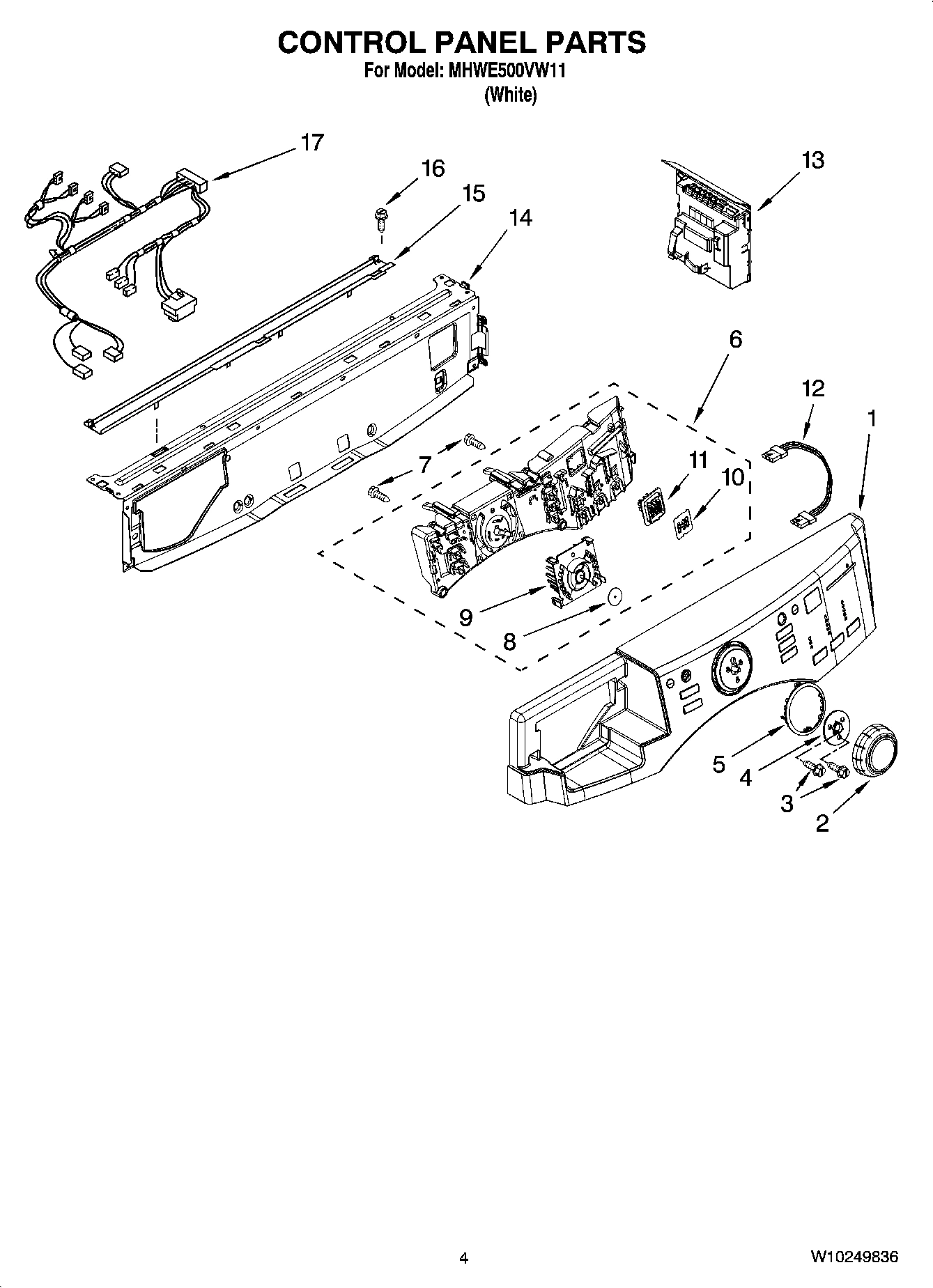 03 - CONTROL PANEL PARTS