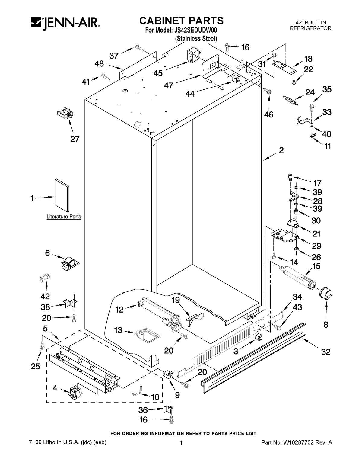 01 - CABINET PARTS