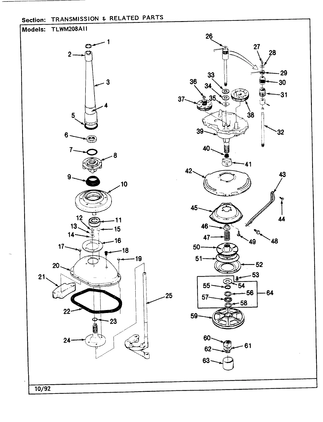 08 - TRANSMISSION & RELATED PARTS (REV. F-K)