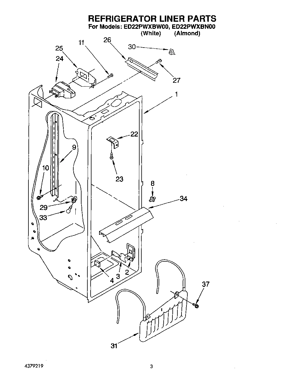 02 - REFRIGERATOR LINER