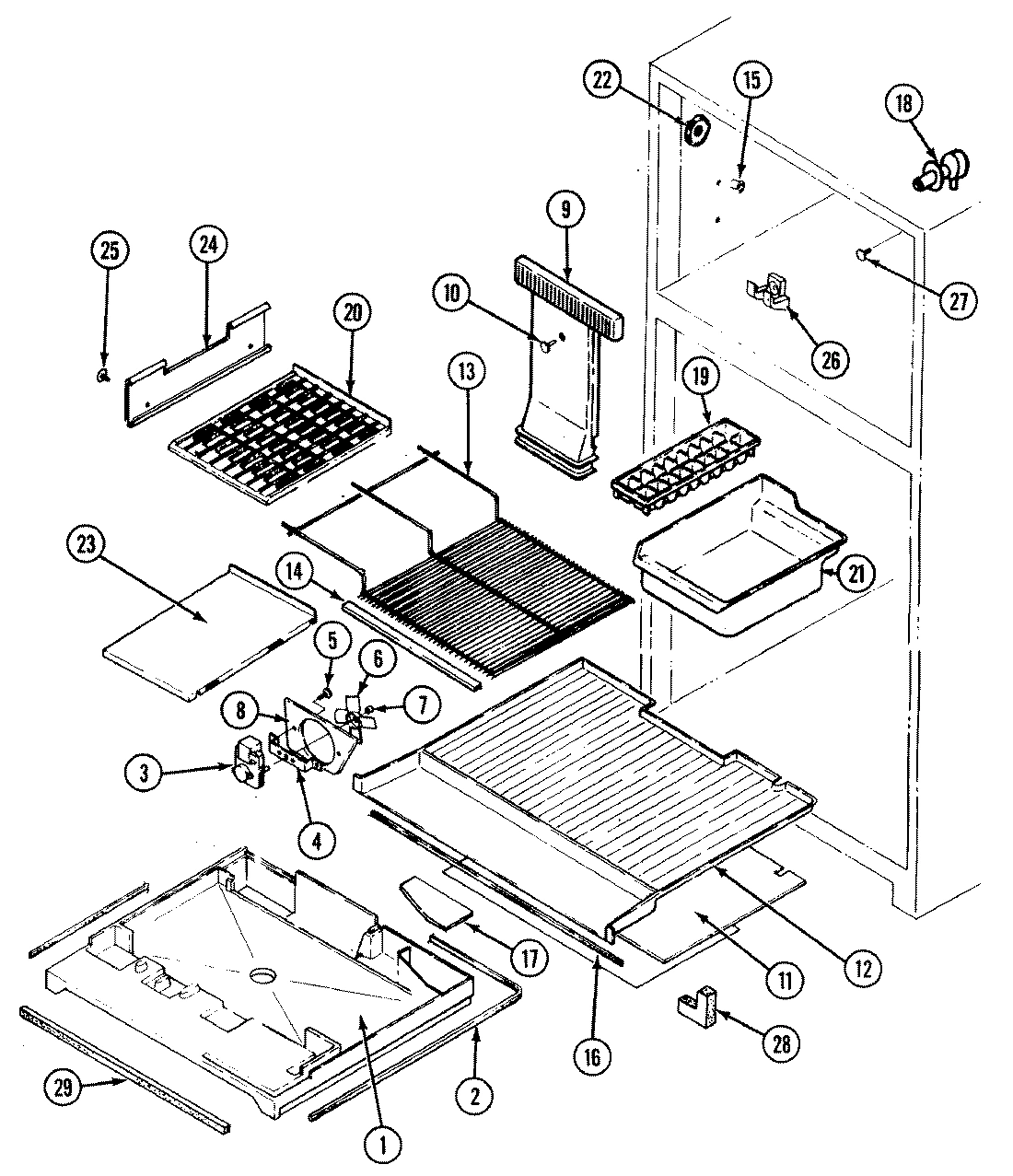 01 - FREEZER COMPARTMENT