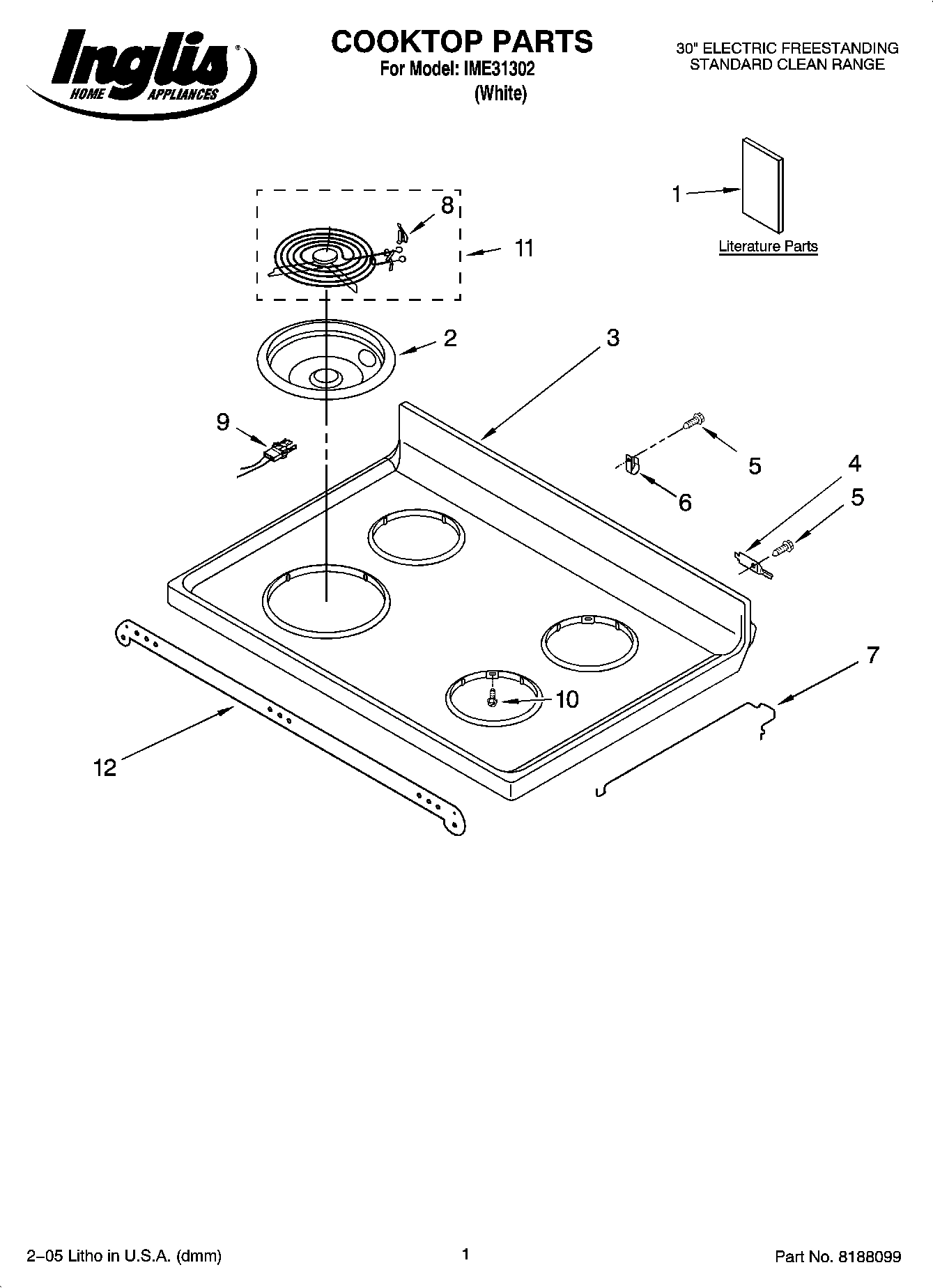 01 - COOKTOP PARTS