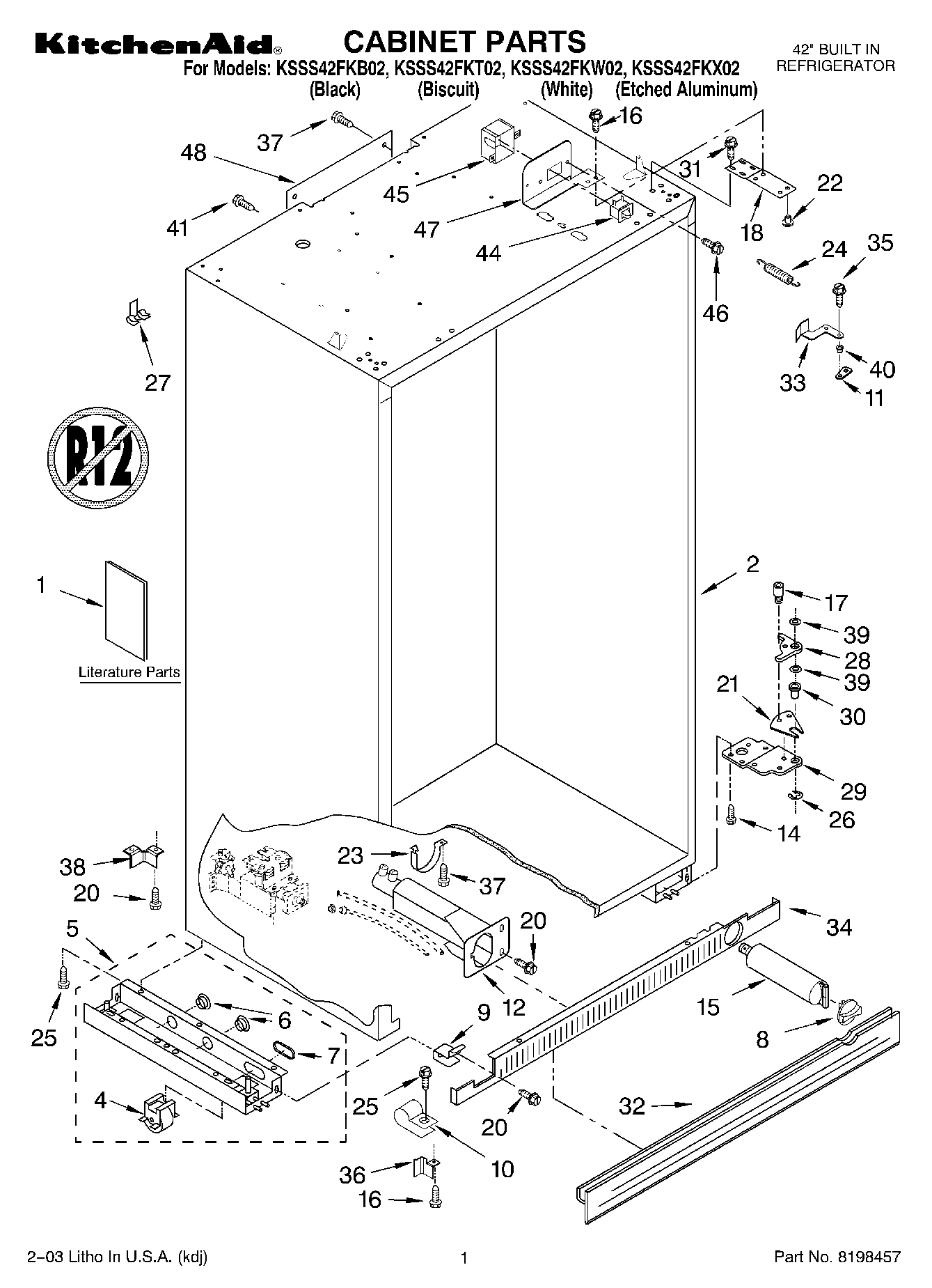 01 - CABINET PARTS