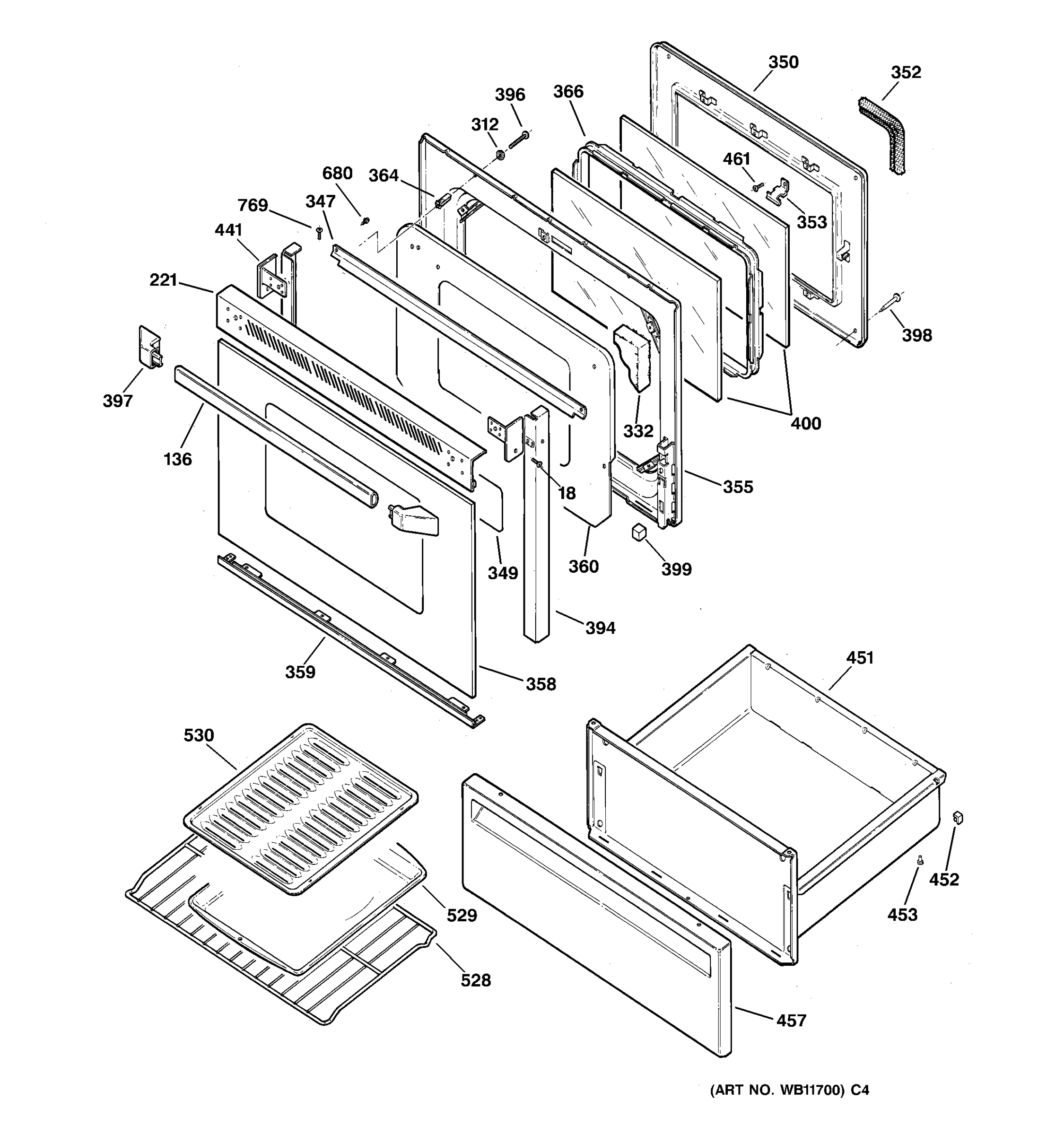 DOOR & DRAWER PARTS
