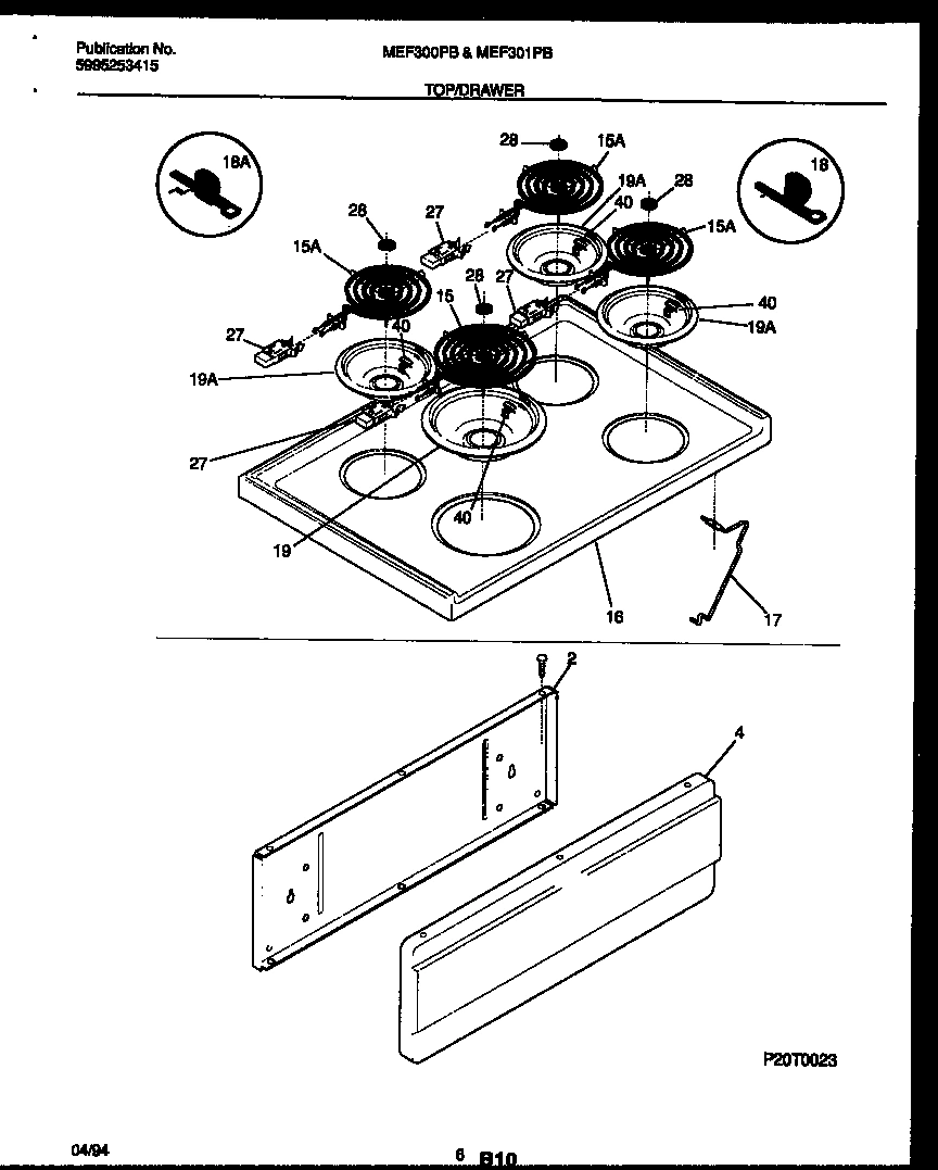 04 - COOKTOP AND DRAWER PARTS