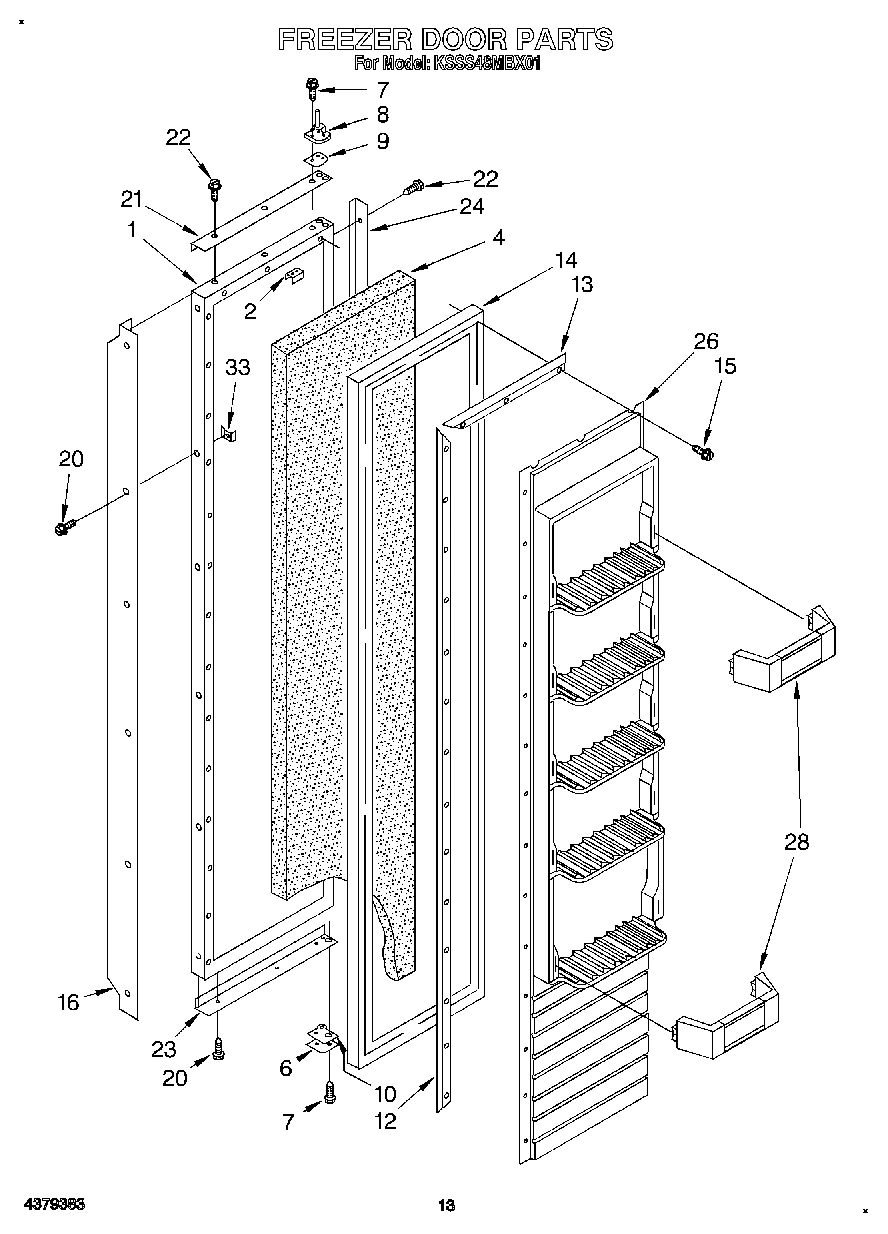 08 - FREEZER DOOR