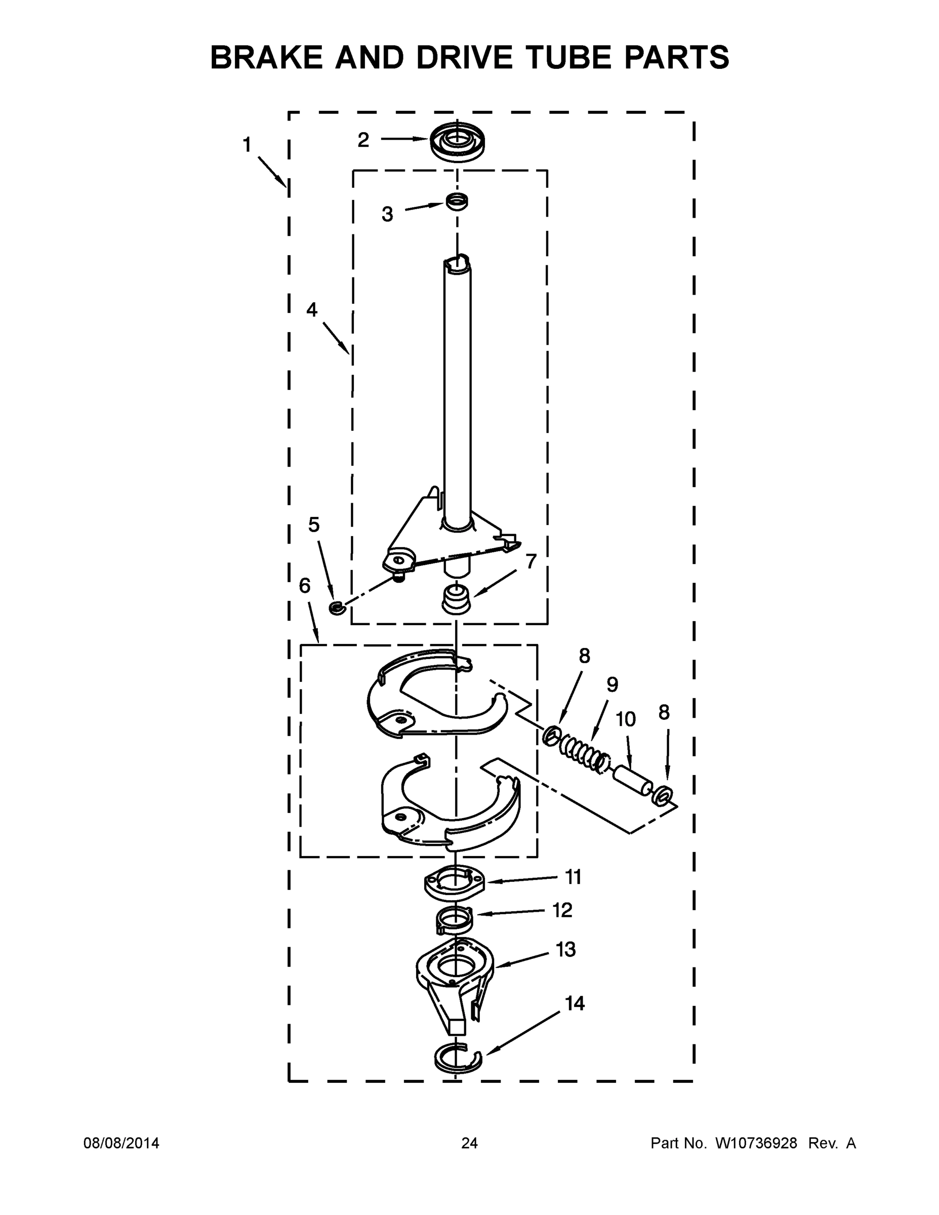 13 - BRAKE AND DRIVE TUBE PARTS