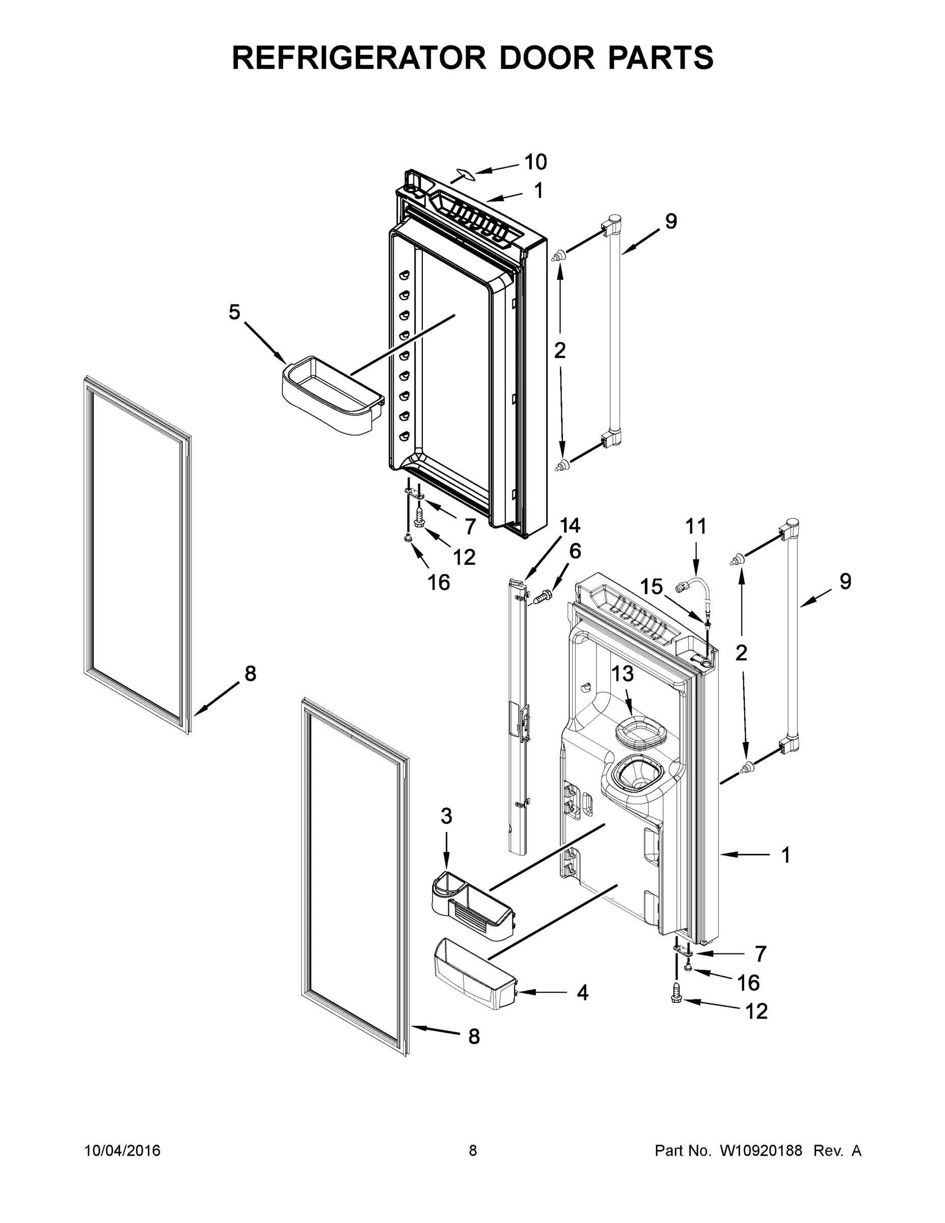 05 - REFRIGERATOR DOOR PARTS