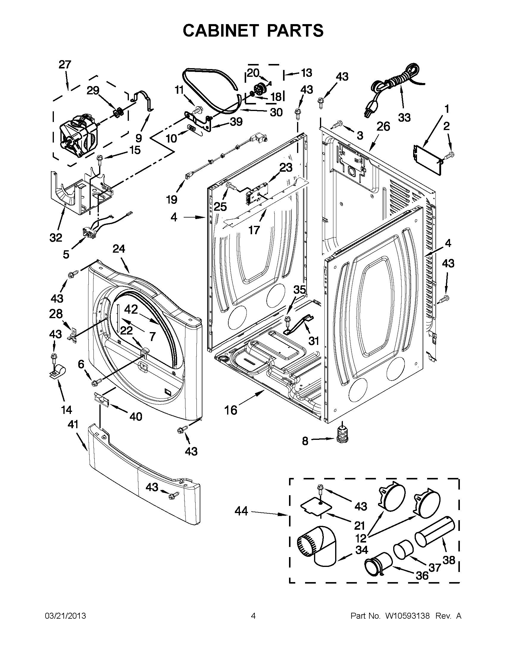 02 - CABINET PARTS