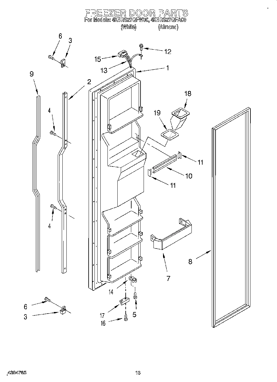 08 - FREEZER DOOR