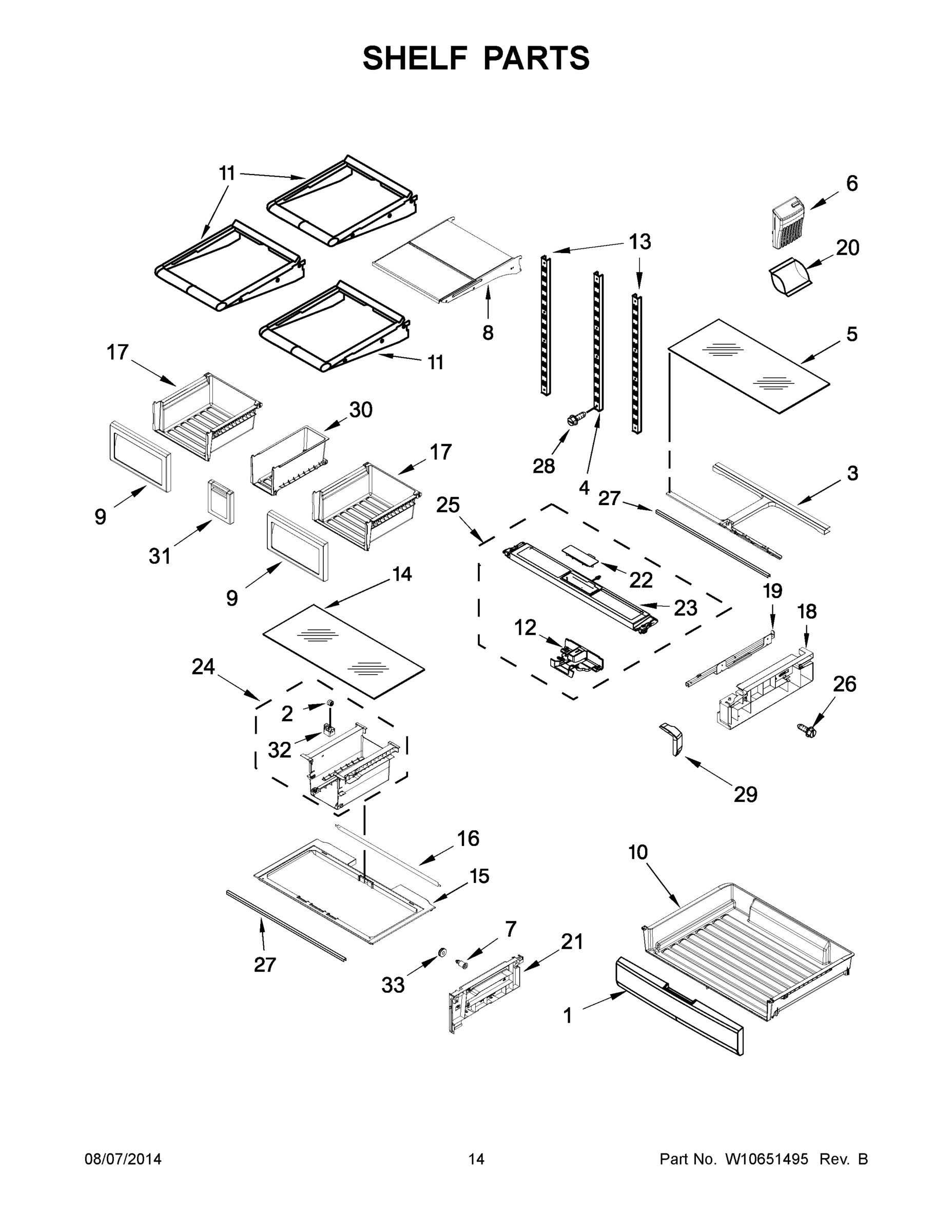 08 - SHELF PARTS