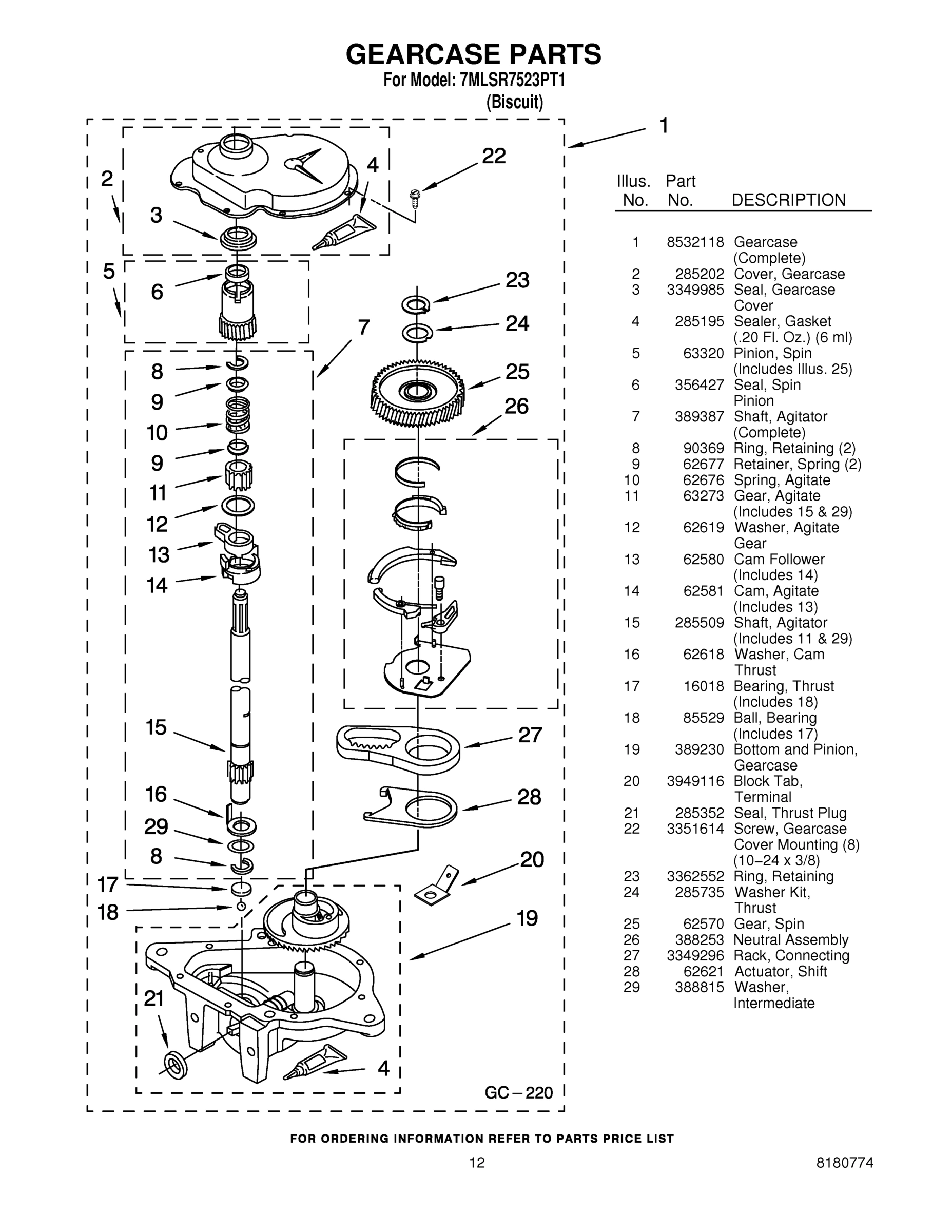 08 - GEARCASE PARTS