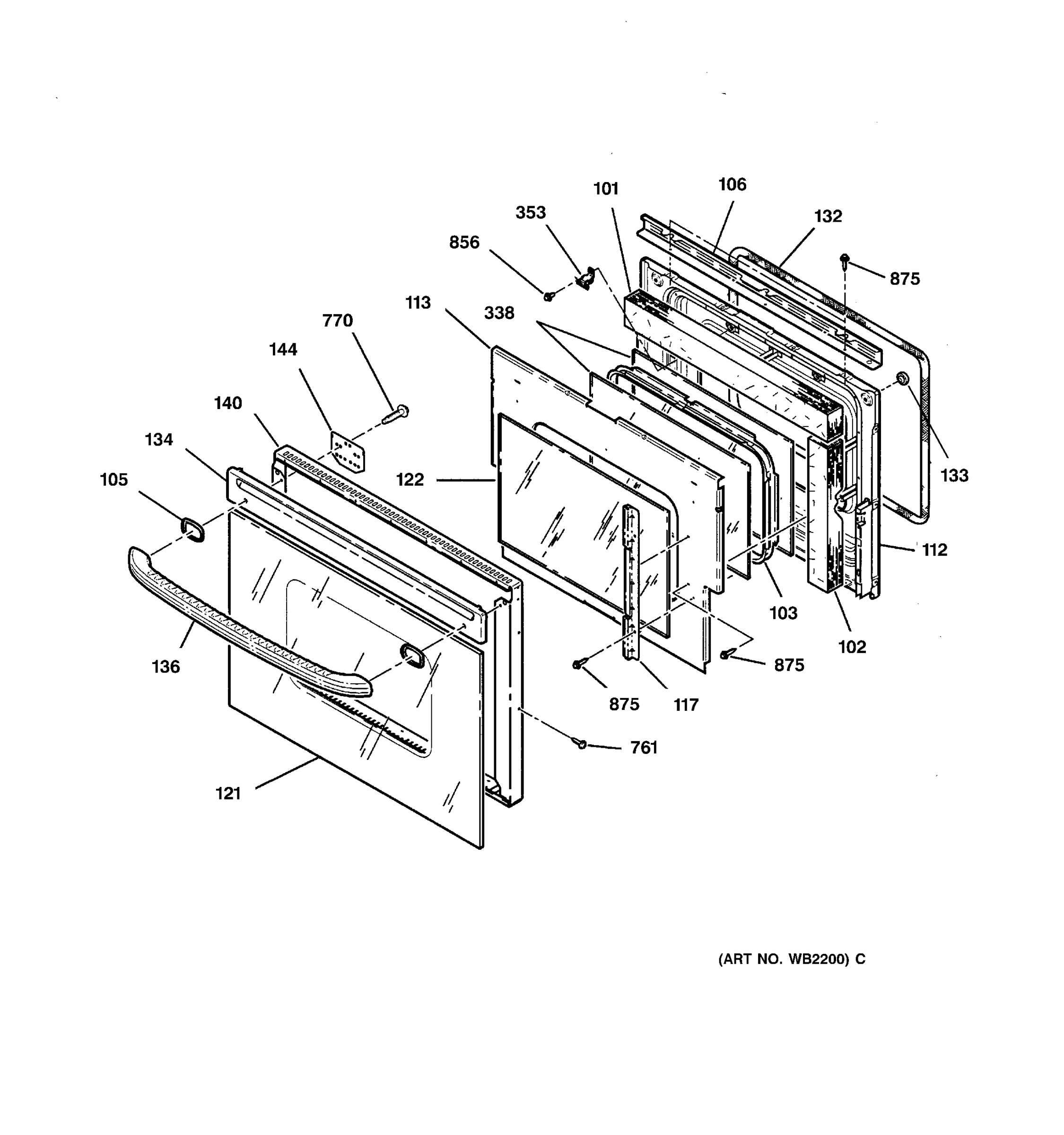 OVEN DOOR