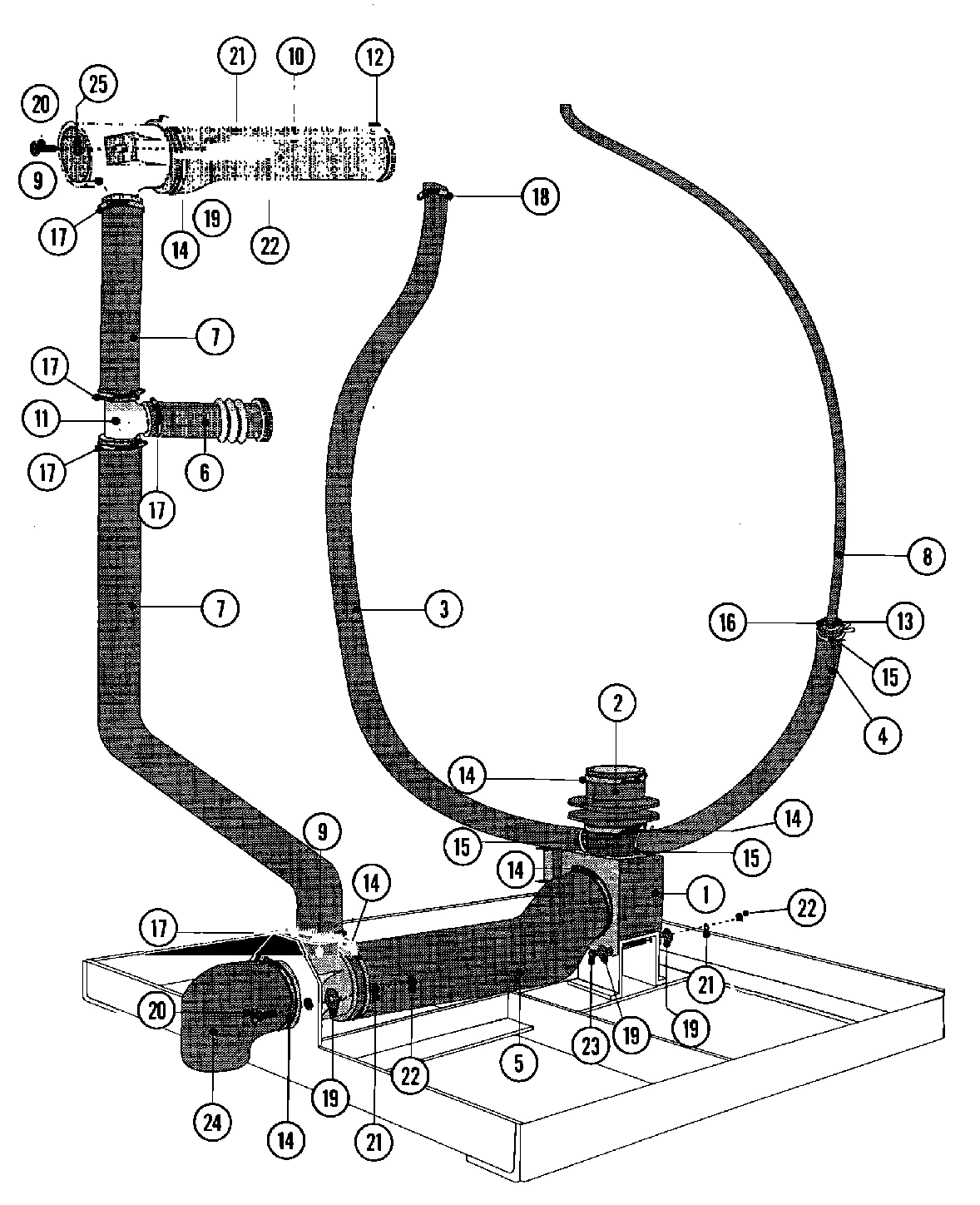 20 - DRAIN & HOSE ASSEMBLY (SERIES 11)