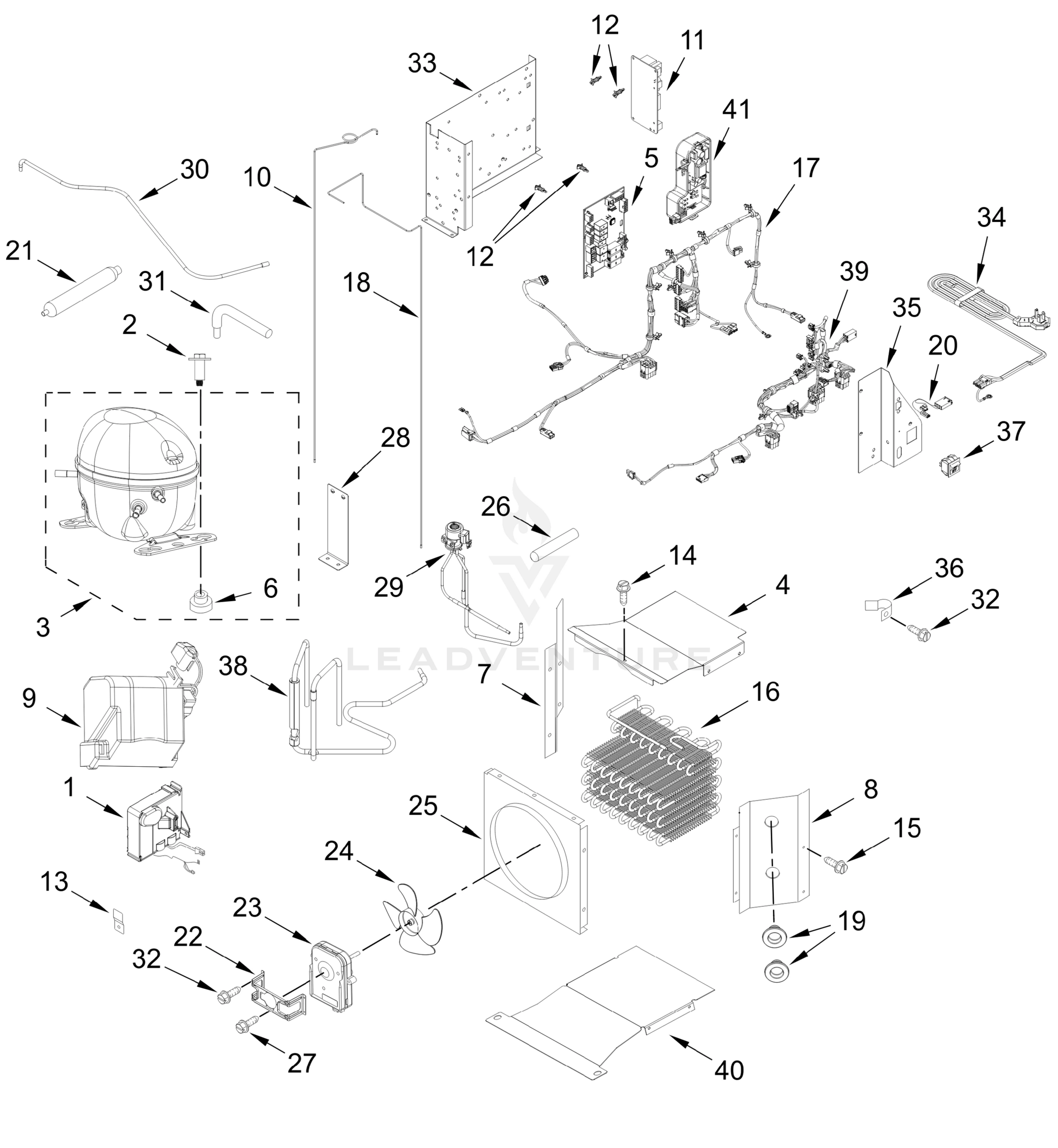 UPPER UNIT PARTS
