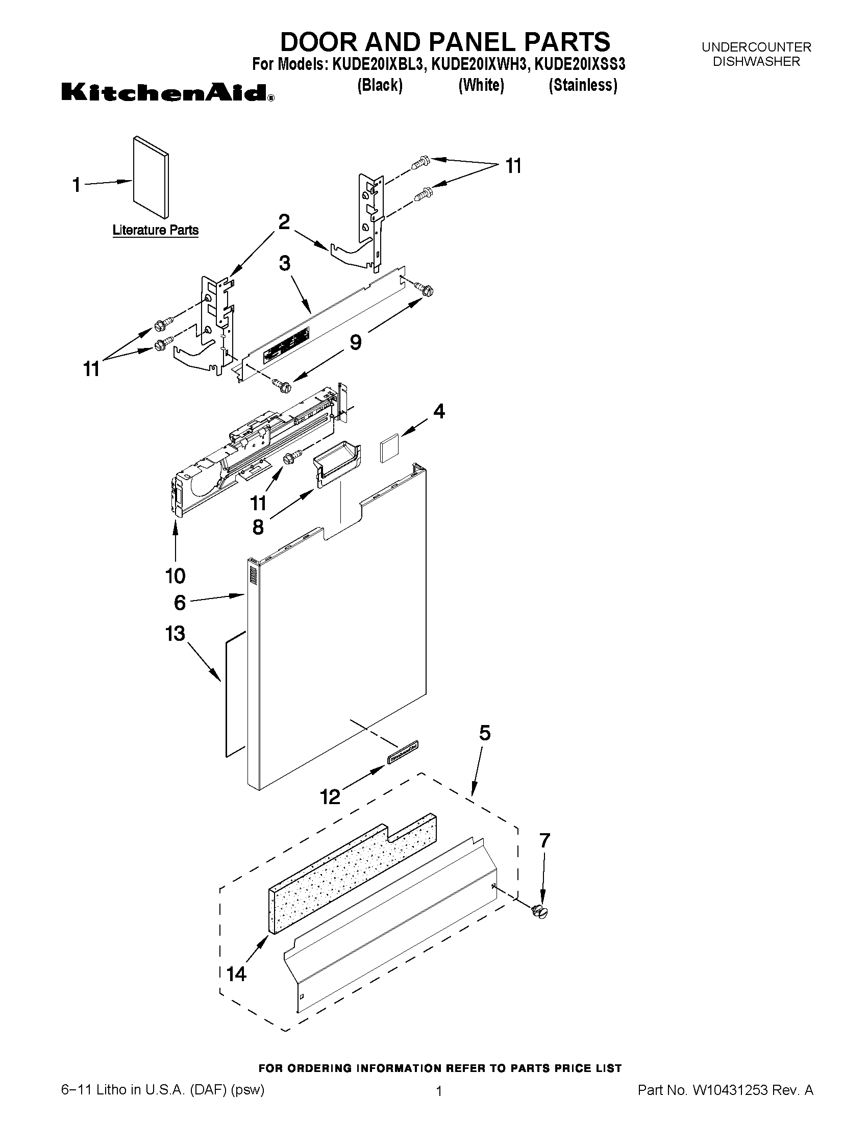 01 - DOOR AND PANEL PARTS