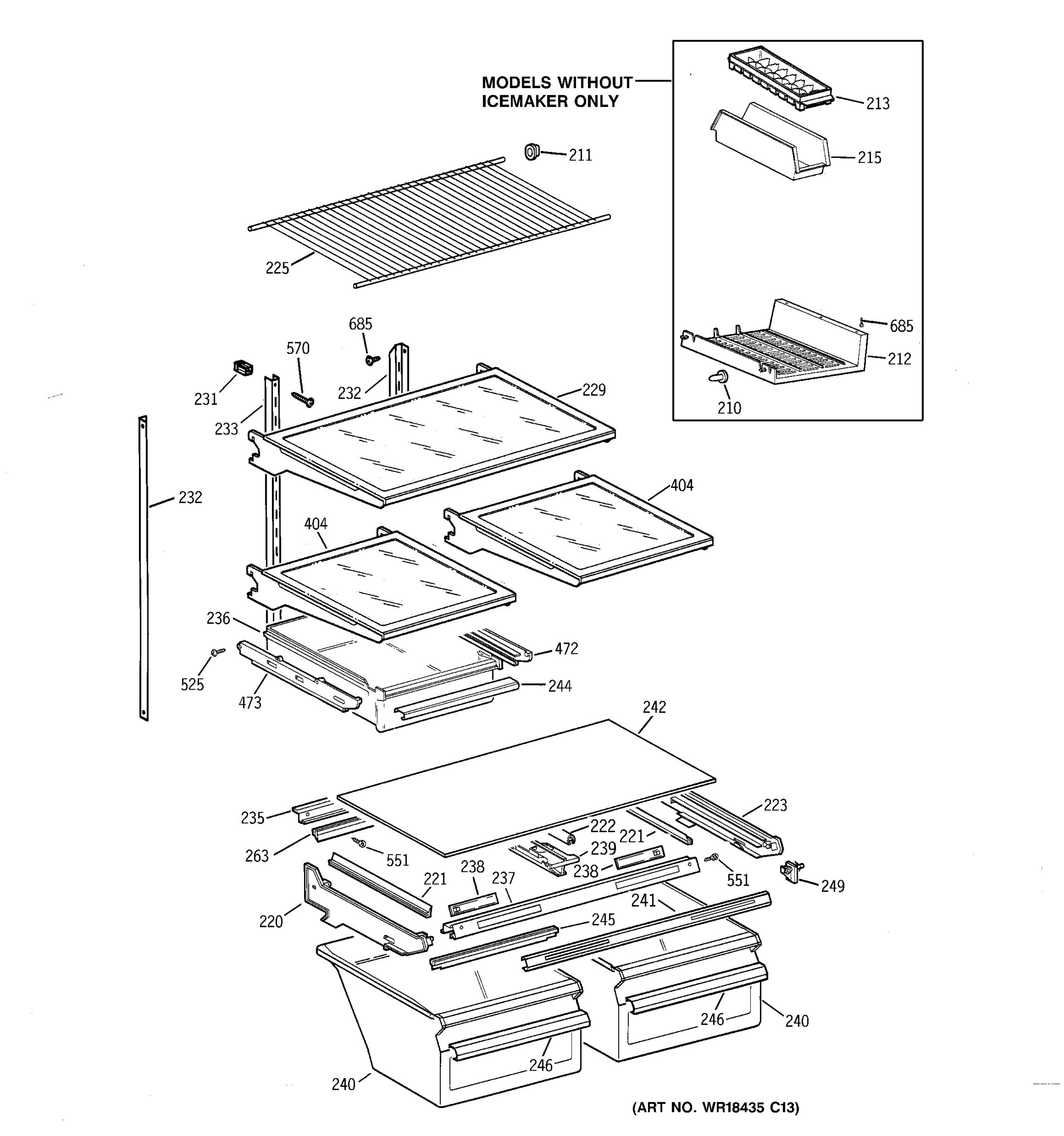 SHELF PARTS