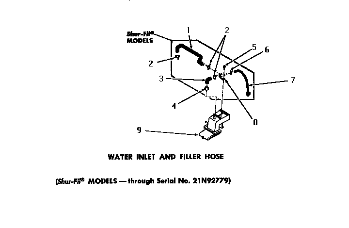 26 - WATER INLET & FILLER HOSE