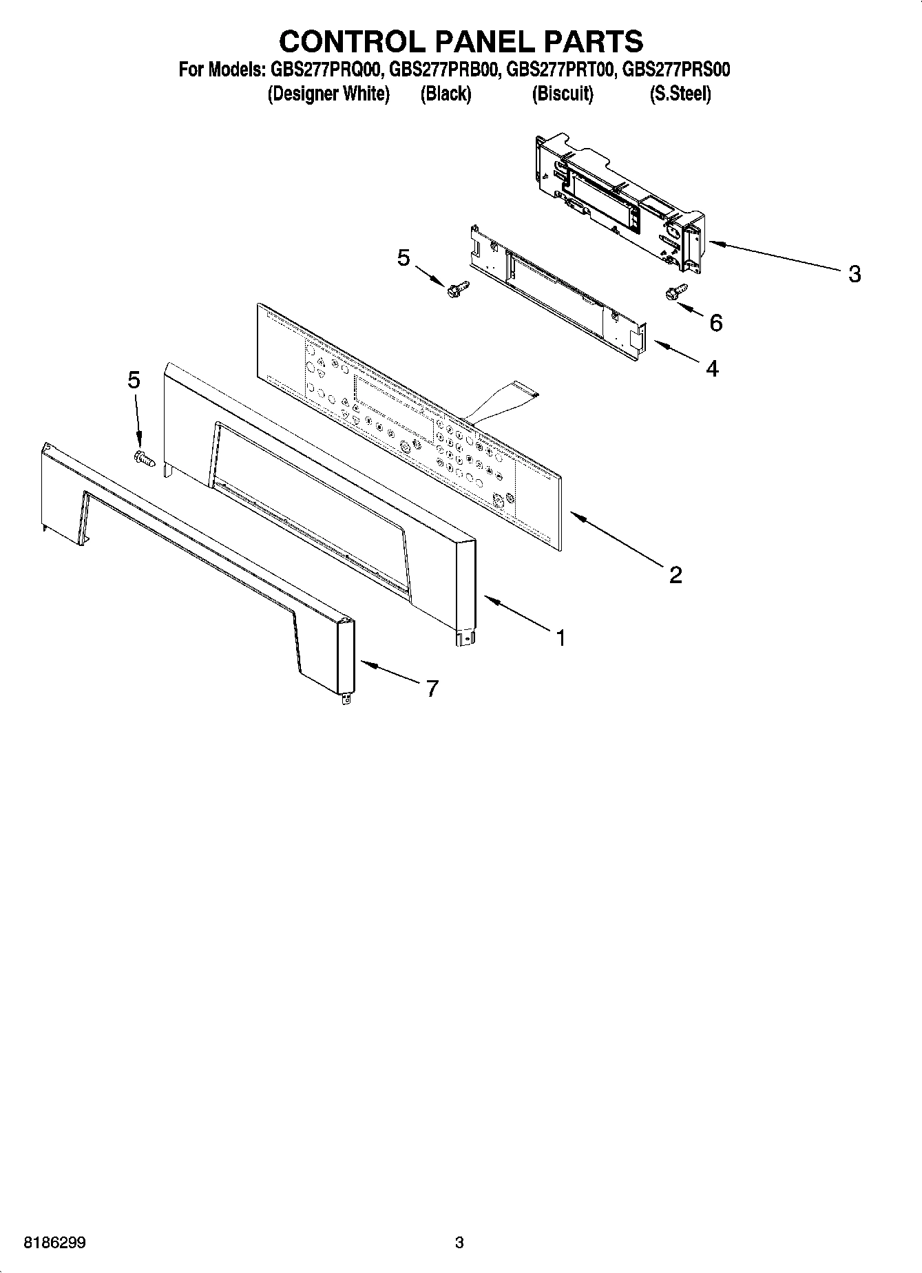 02 - CONTROL PANEL PARTS