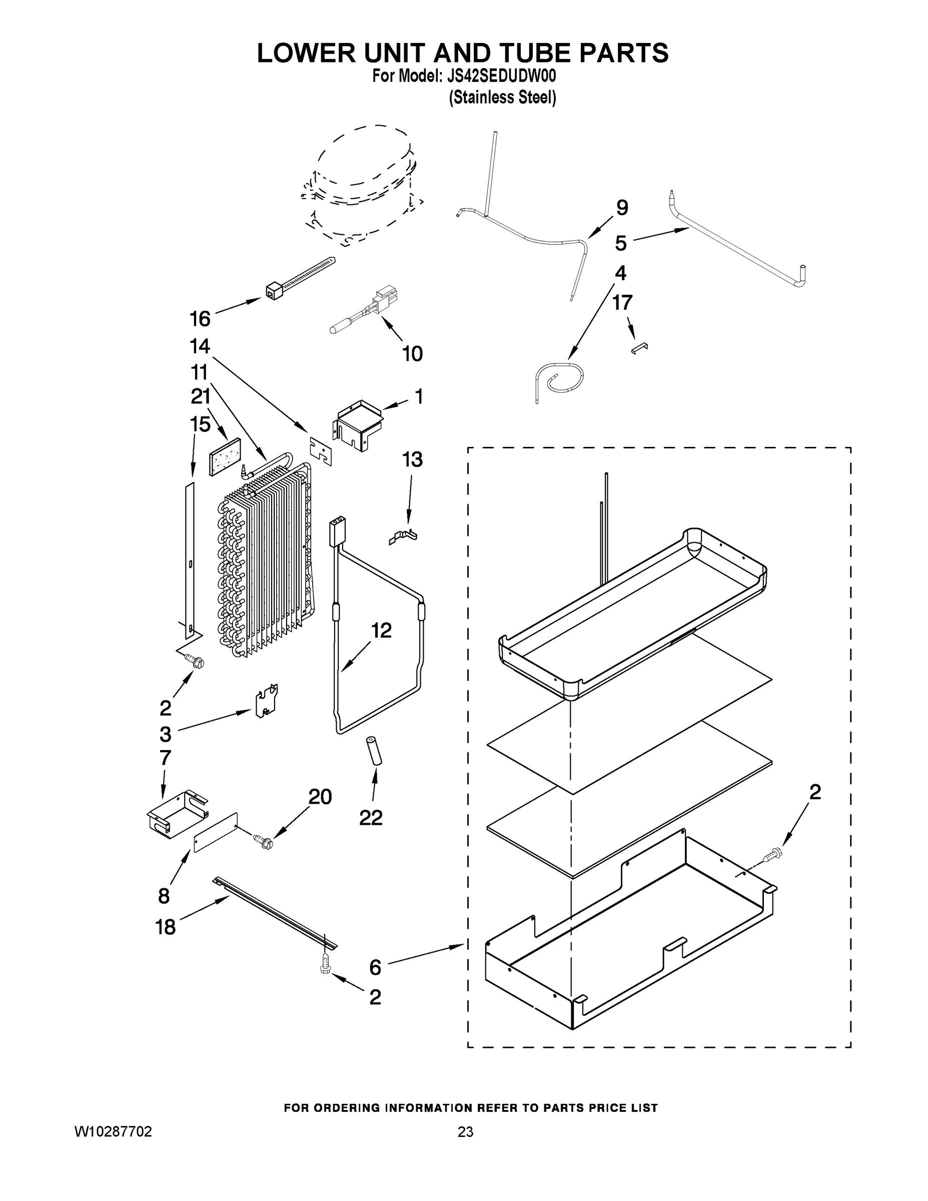14 - LOWER UNIT AND TUBE PARTS