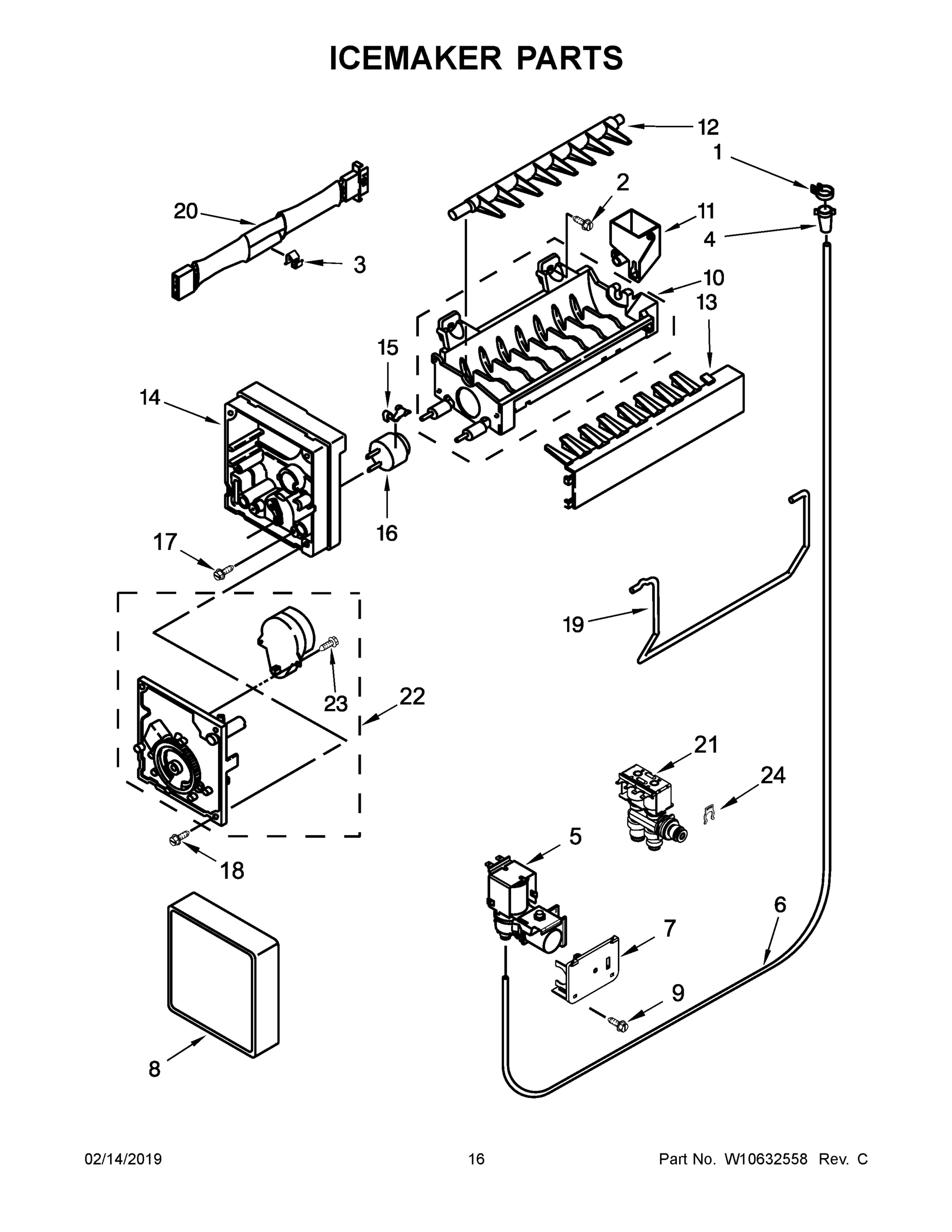 09 - ICEMAKER PARTS