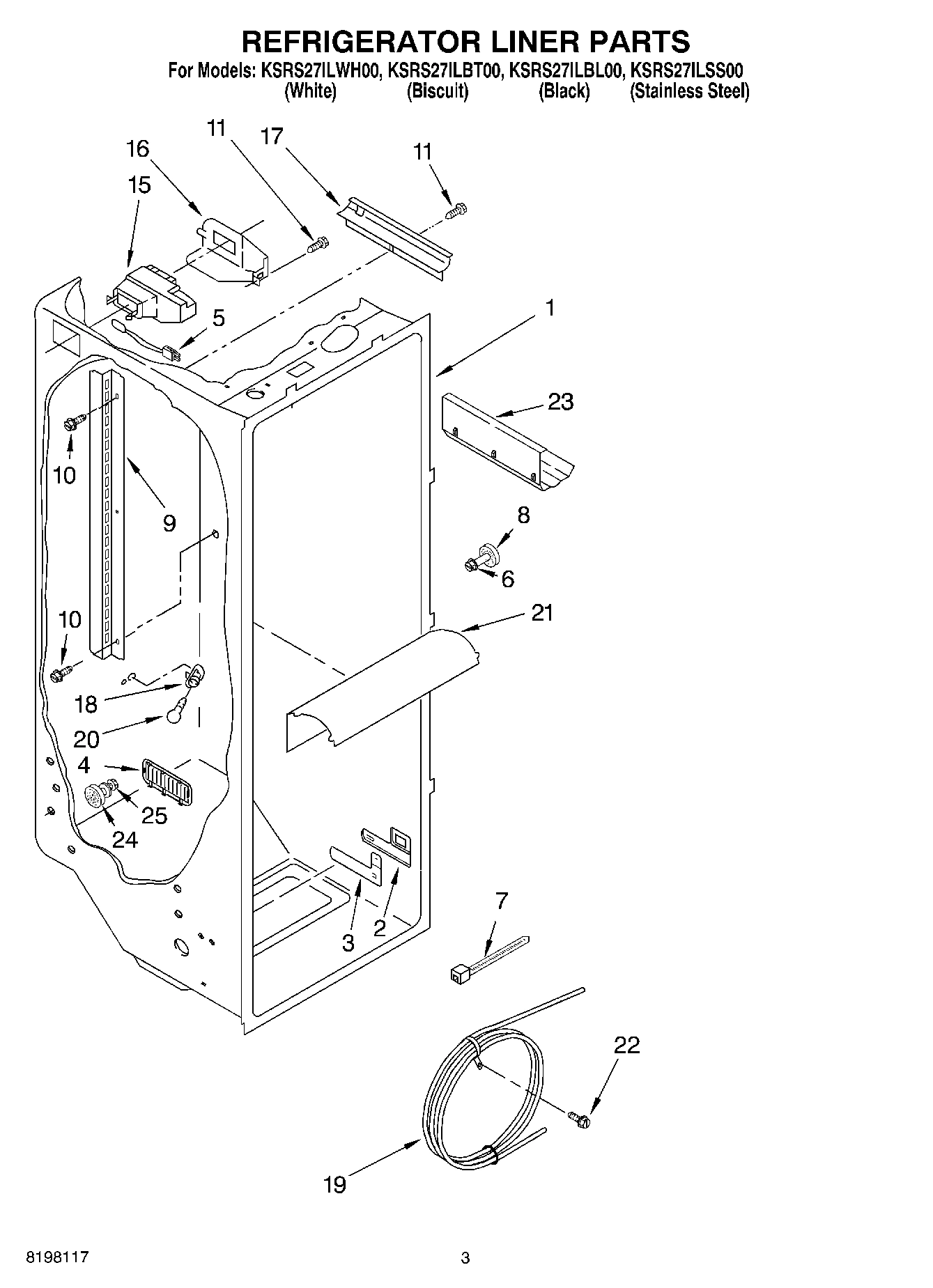 02 - REFRIGERATOR LINER