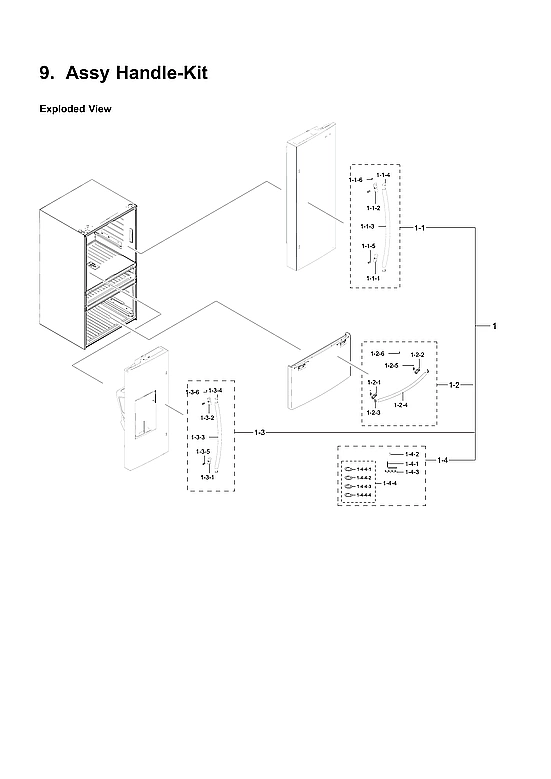Handle Kit Parts