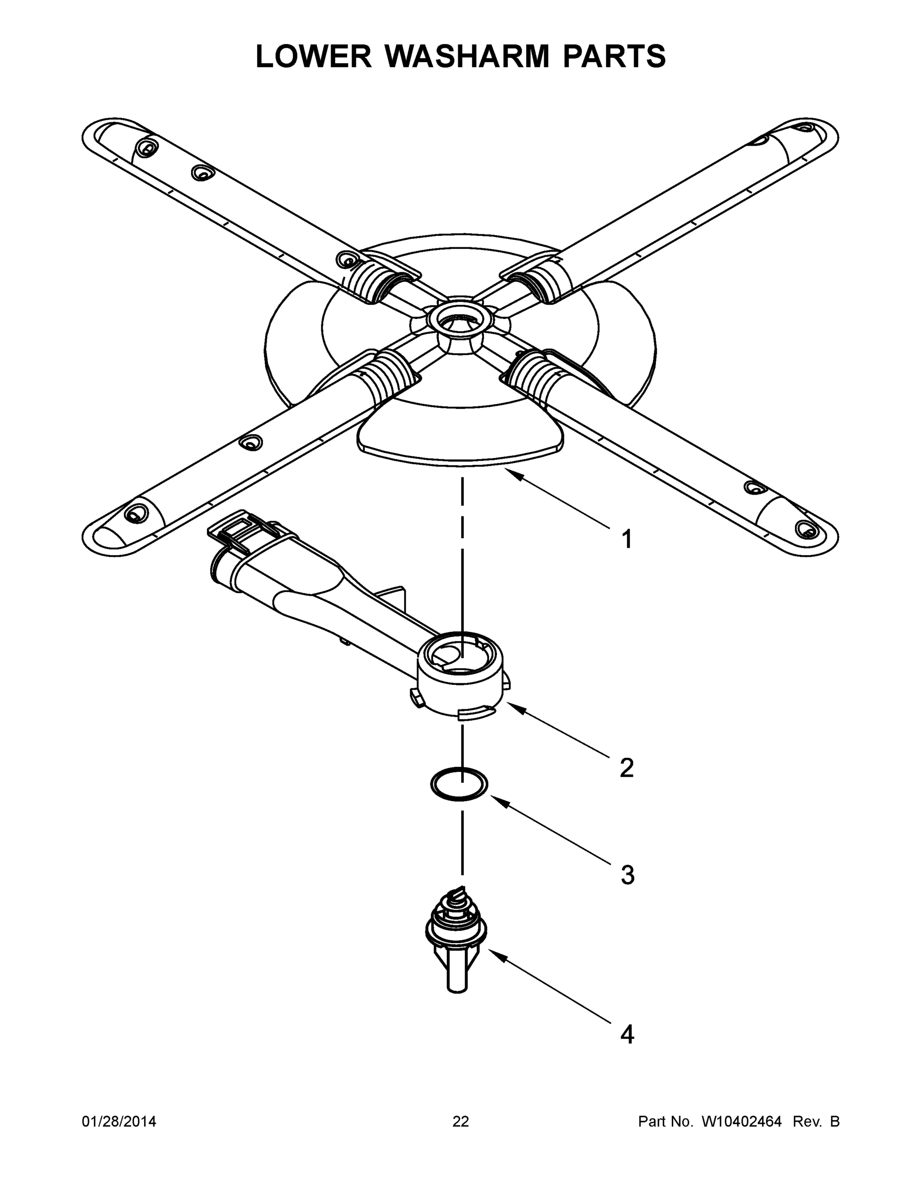 12 - LOWER WASHARM PARTS
