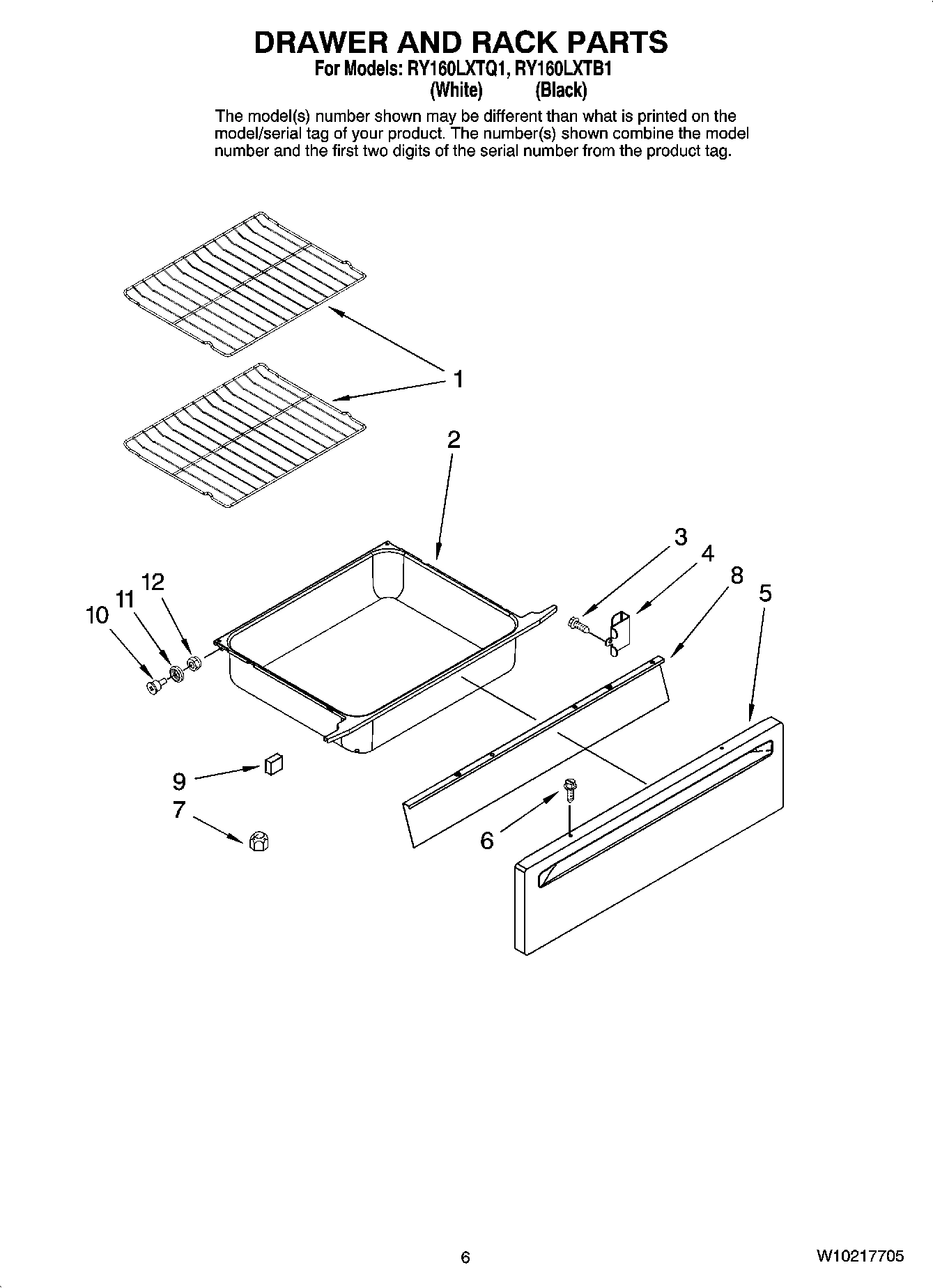 05 - DRAWER AND RACK PARTS