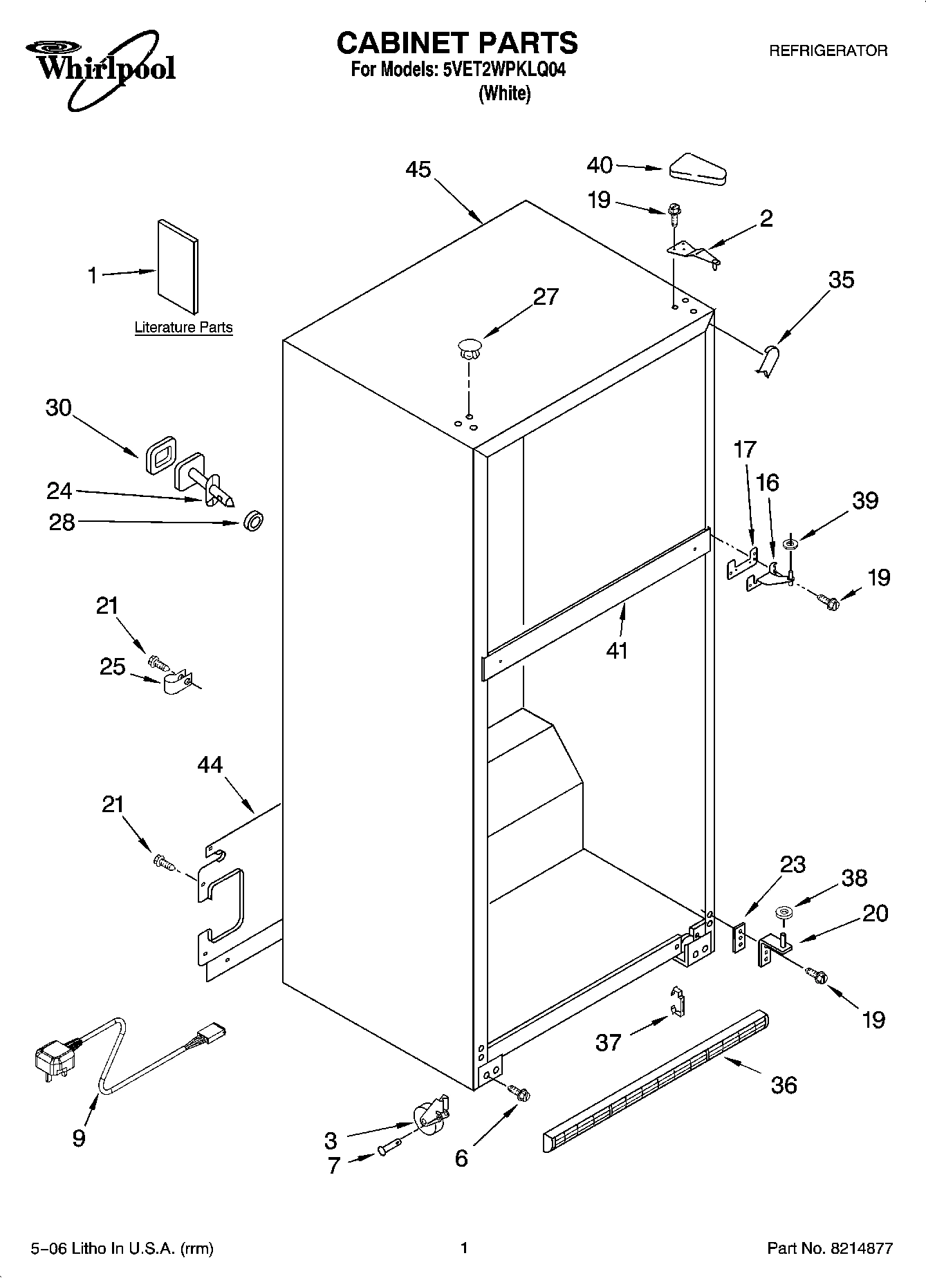 01 - CABINET PARTS